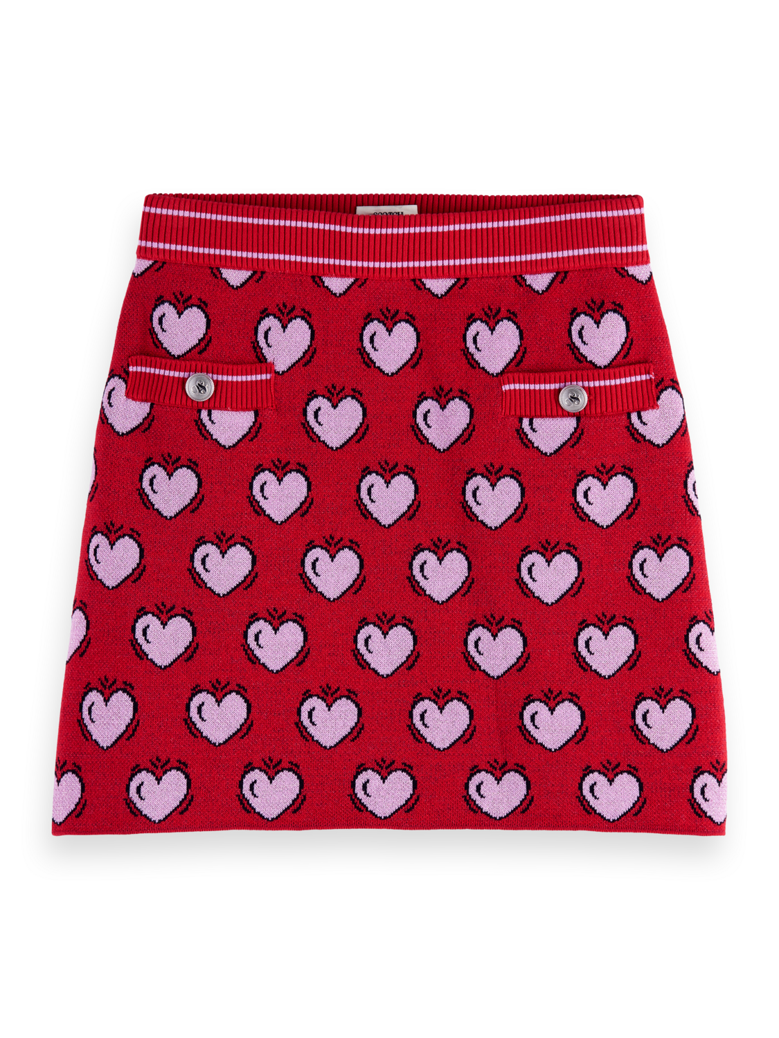 Scotch & Soda x Burton Morris Heart Printed Skirt