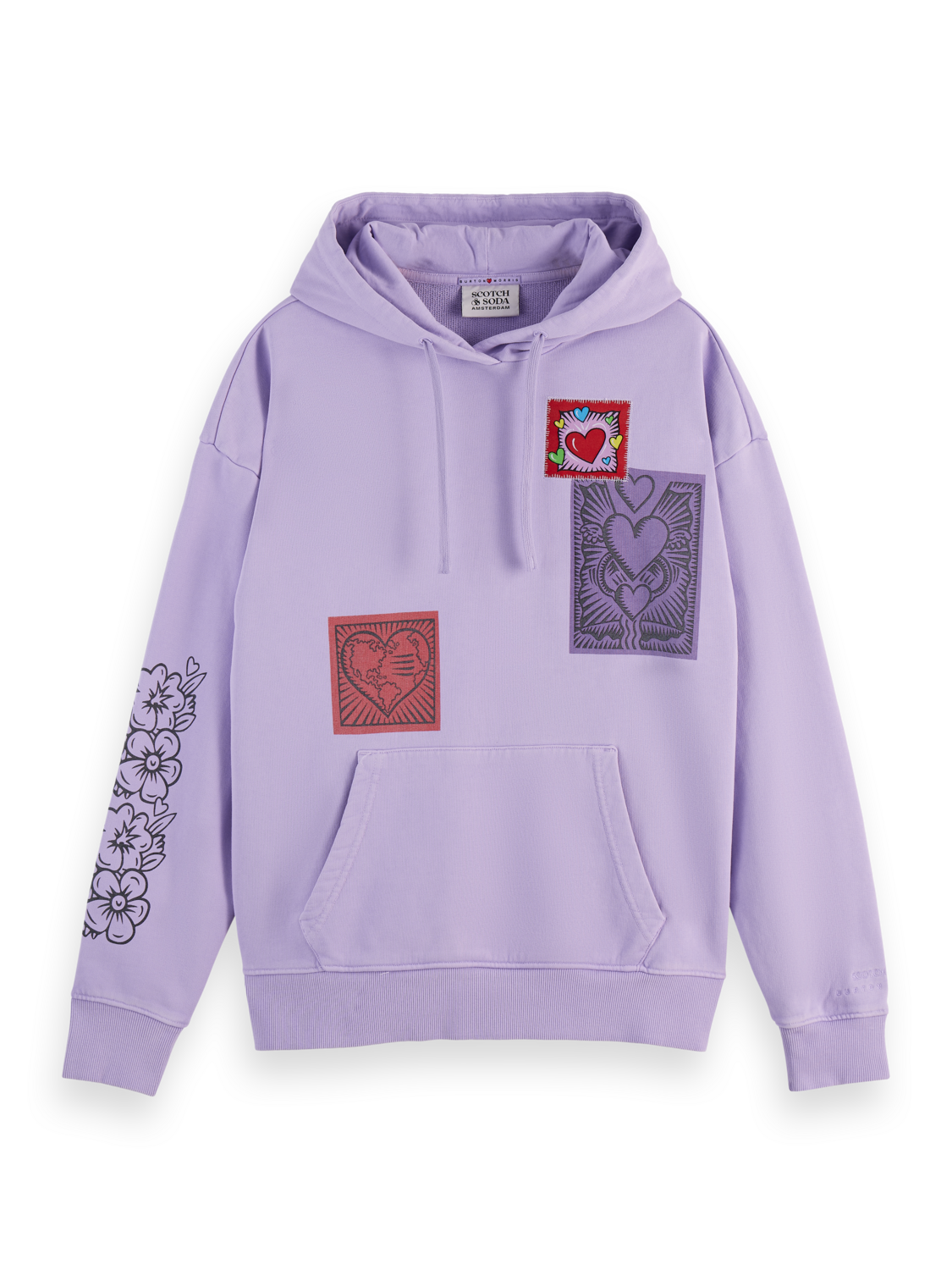 Scotch & Soda x Burton Morris Heart Printed Hoodie