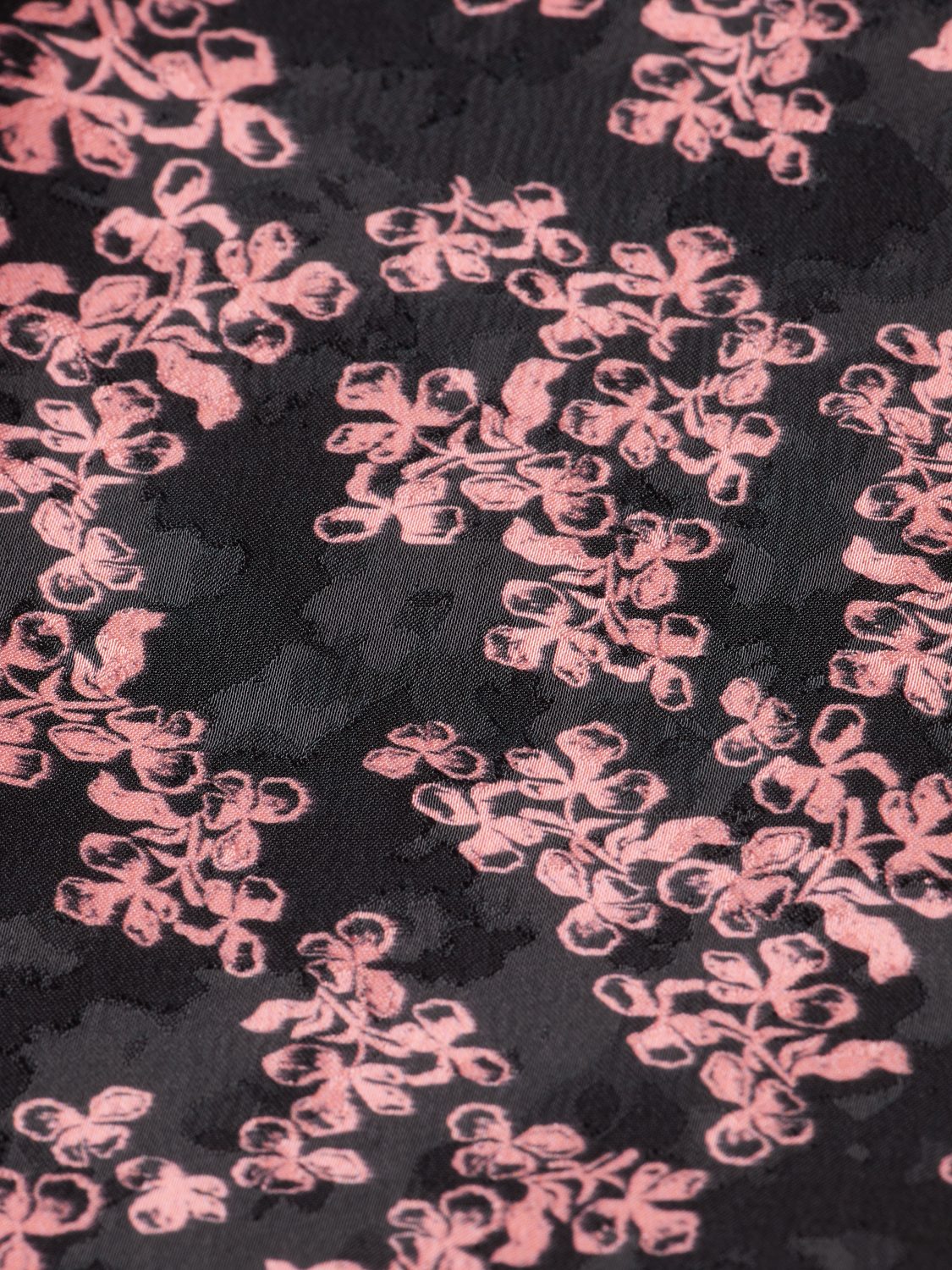 Jacquard Midi Satin Dress