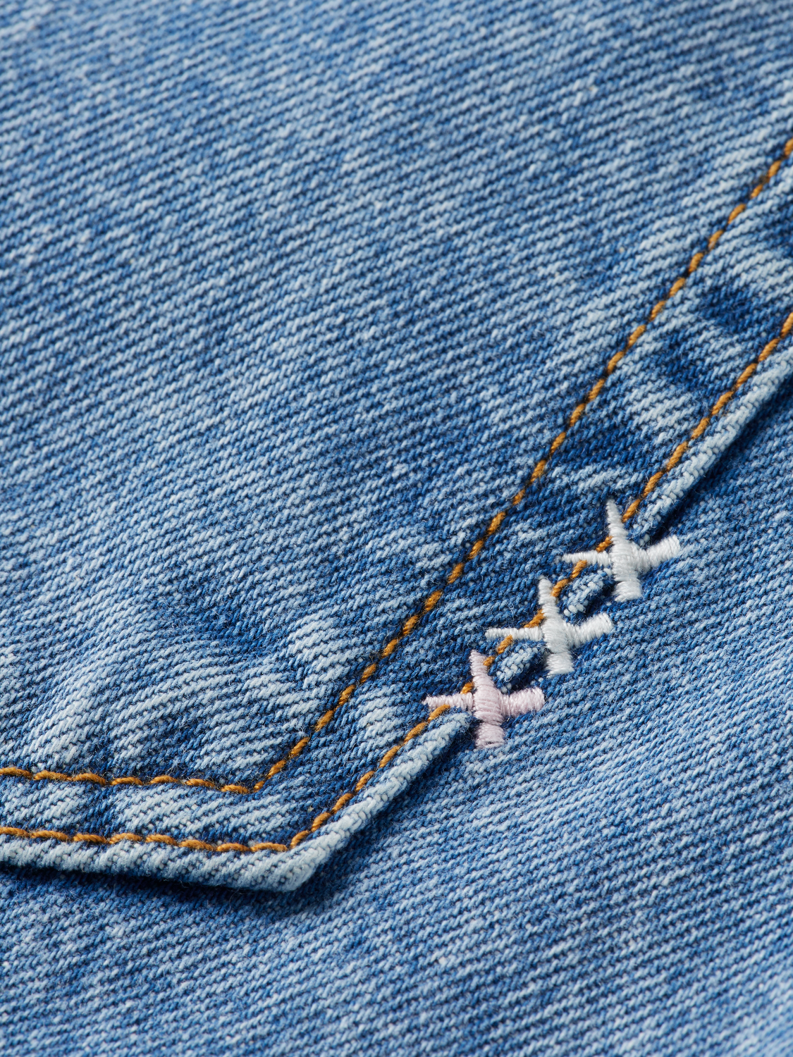 Low Rise Denim Maxi Skirt | Lakehouse