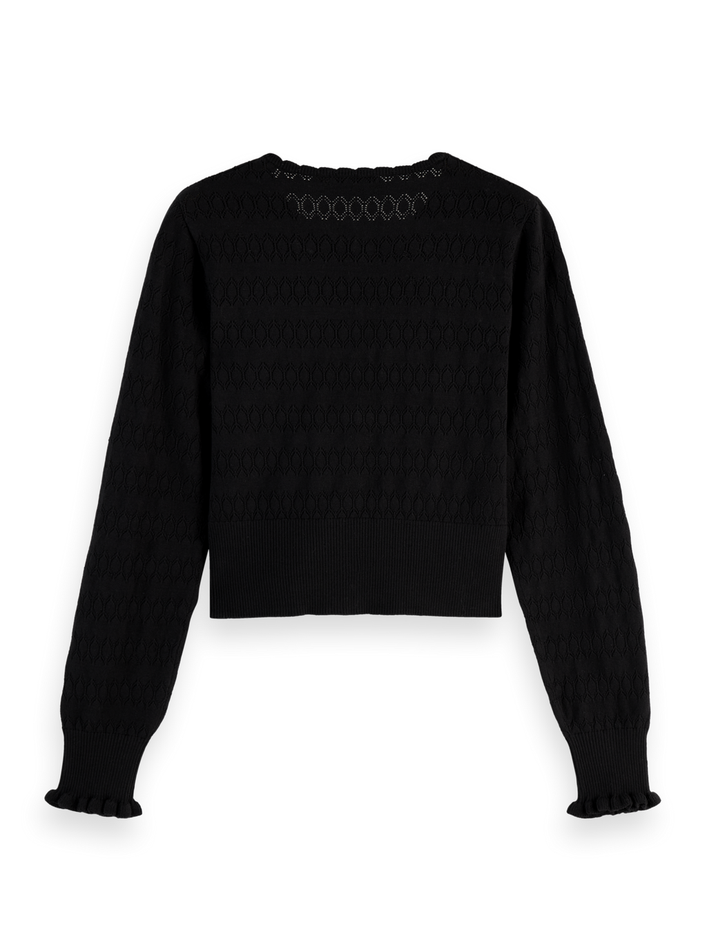 Pointelle Stitch Cardigan