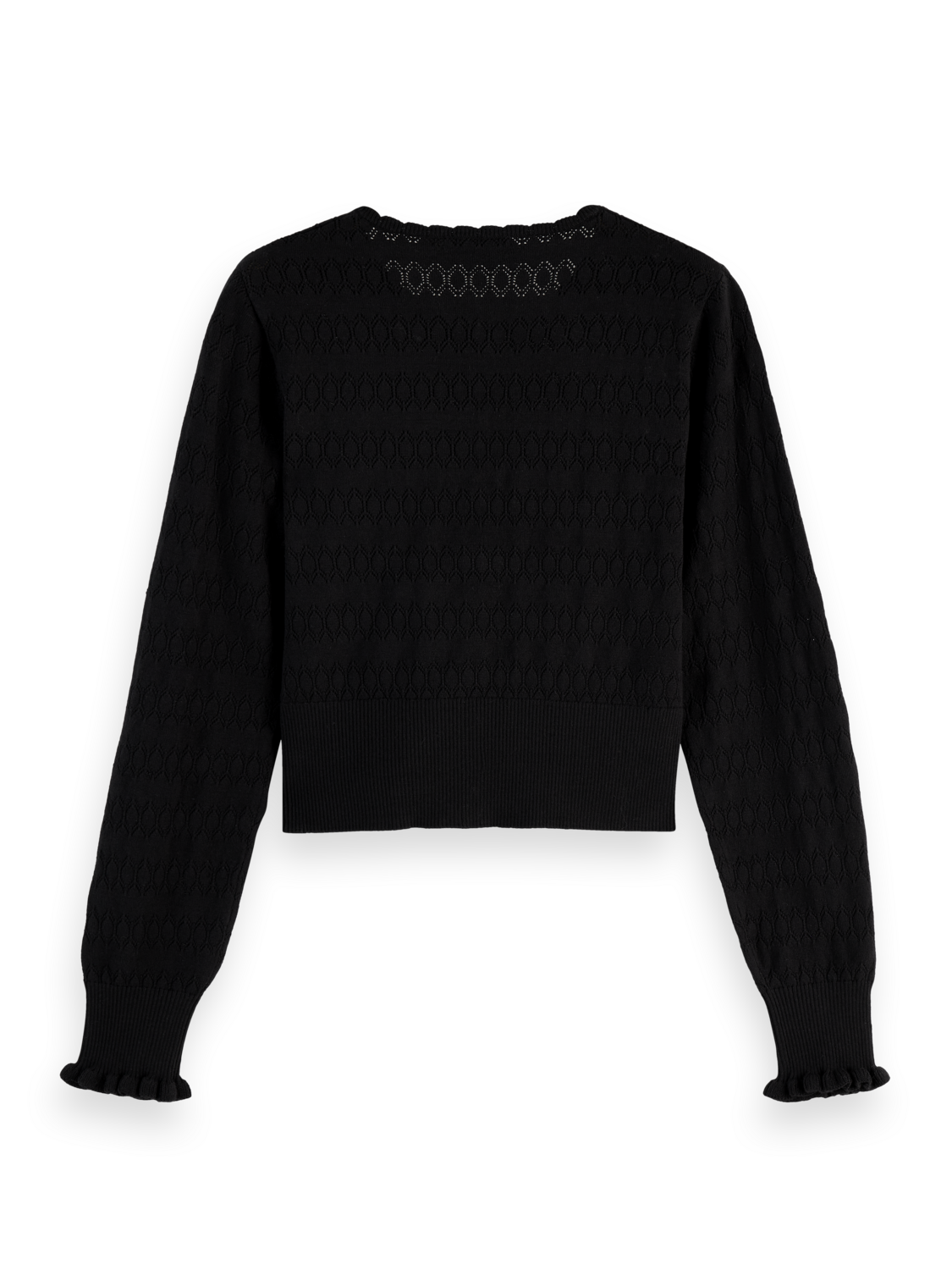 Pointelle Stitch Cardigan