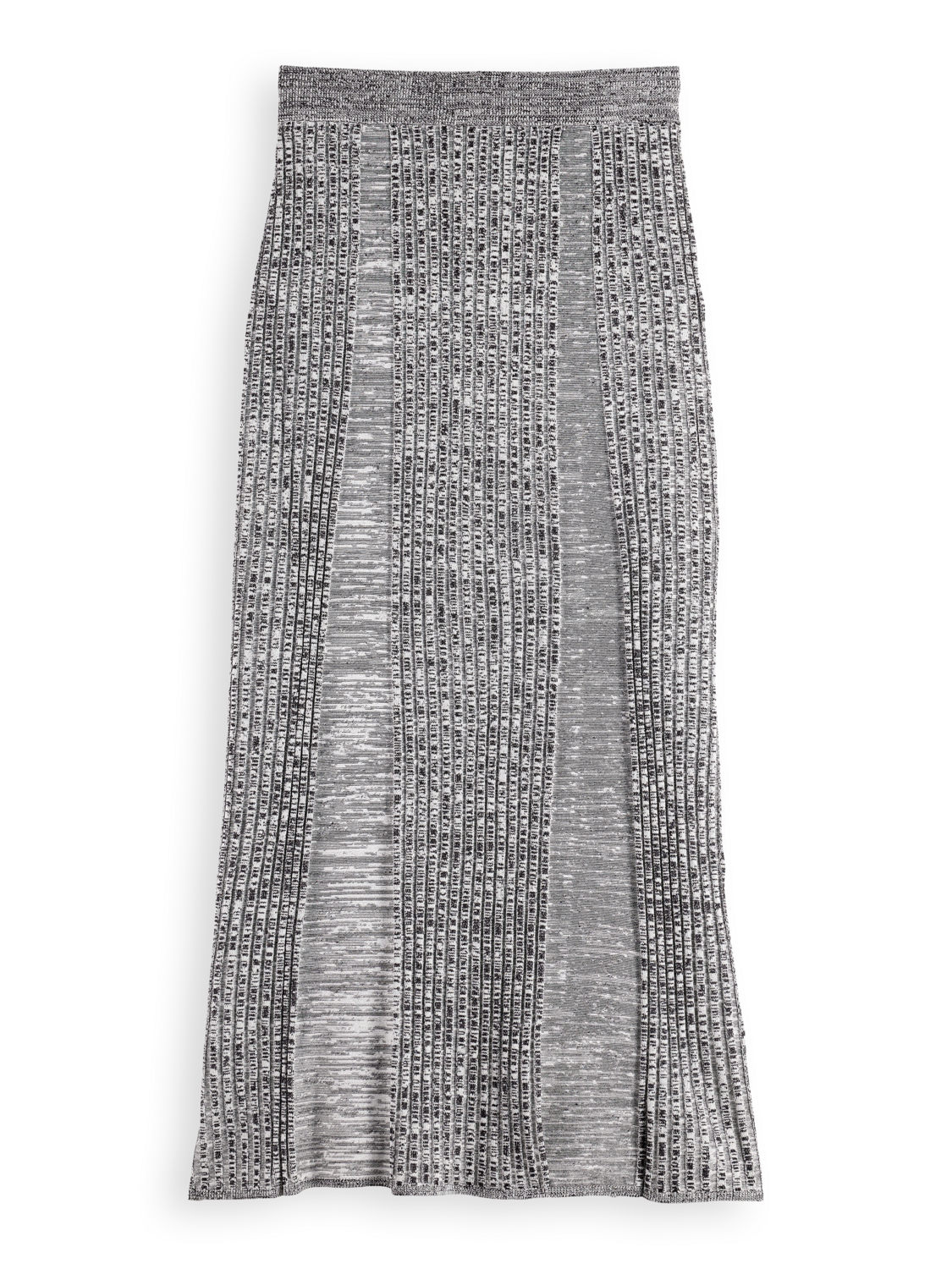 Ribbed Knit Maxi Skirt