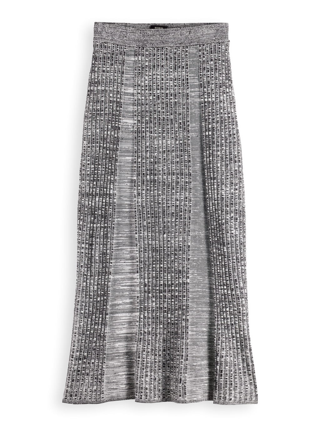 Ribbed Knit Maxi Skirt
