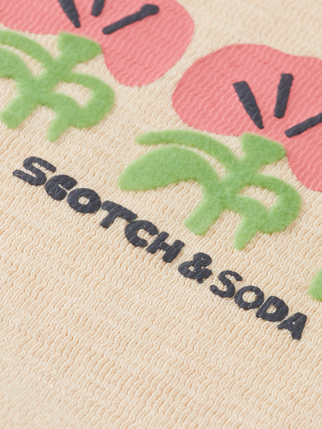 Girls' Relaxed-Fit Floral Printed Crewneck