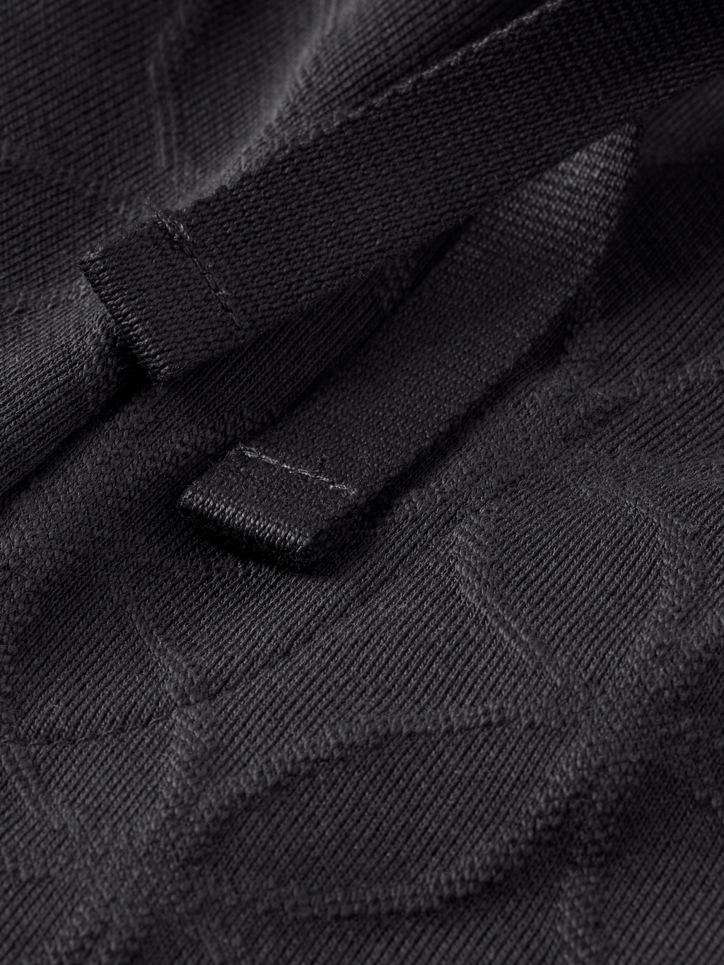 Jacquard Terry Relaxed Straight Fit Sweatpant