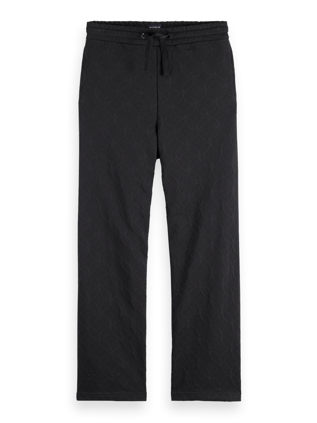 Jacquard Terry Relaxed Straight Fit Sweatpant