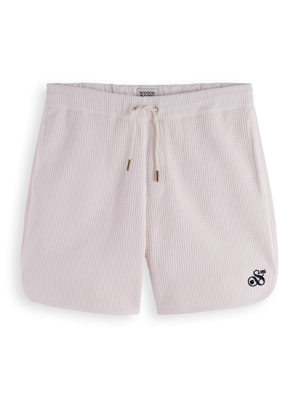 Relaxed Fit Sporty Waffle Bermuda Short