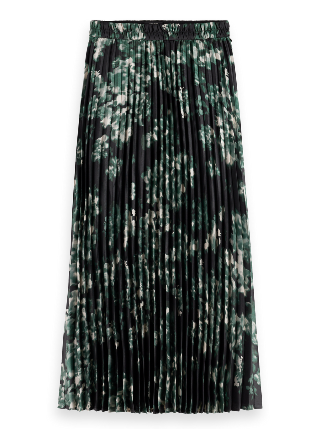 Floral Printed Pleated Skirt