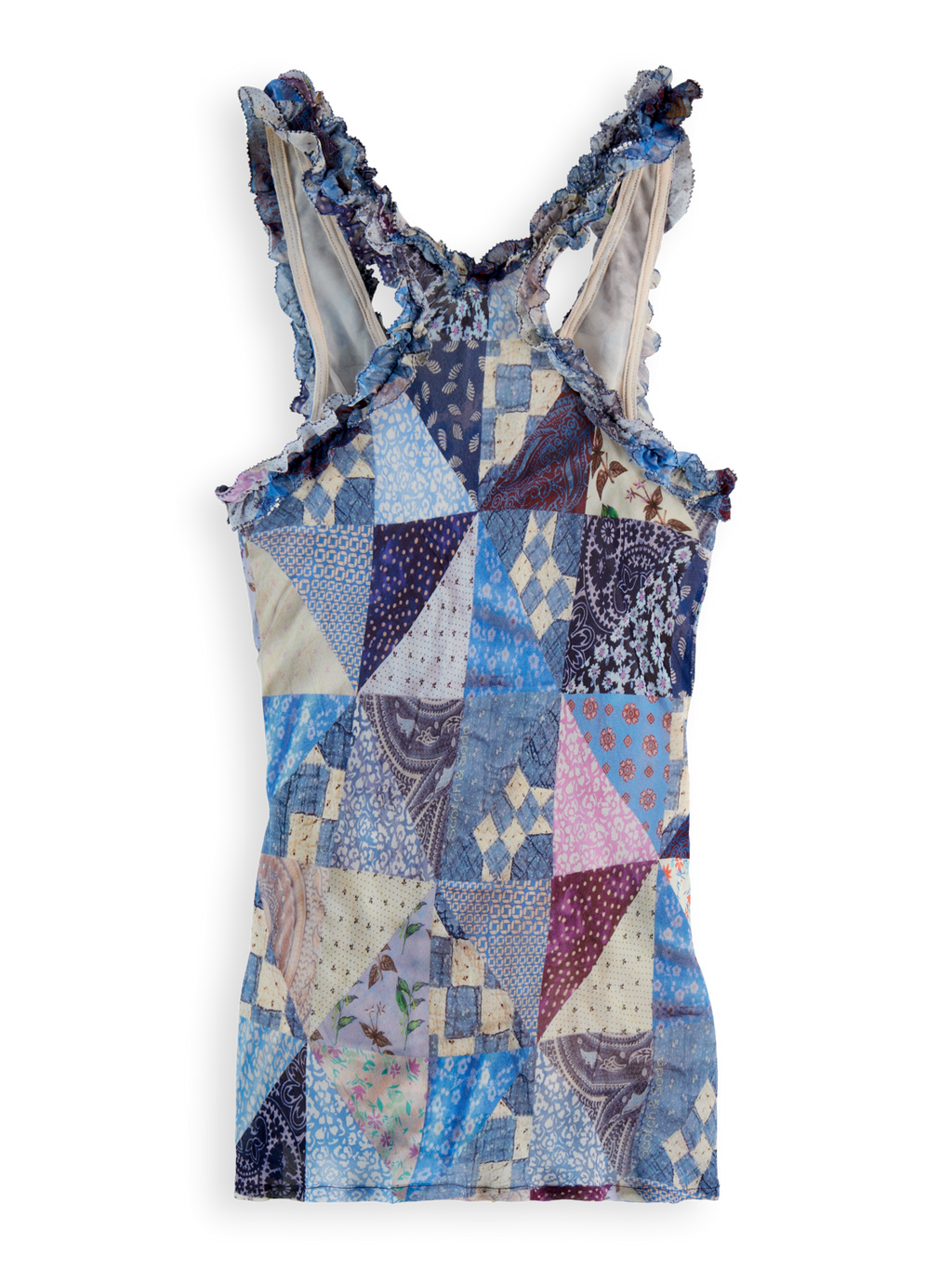 Ruffled Quilt Tank Top