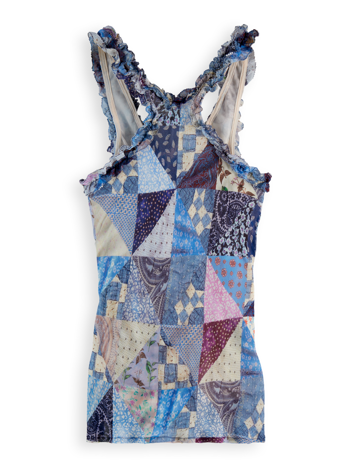Ruffled Quilt Tank Top