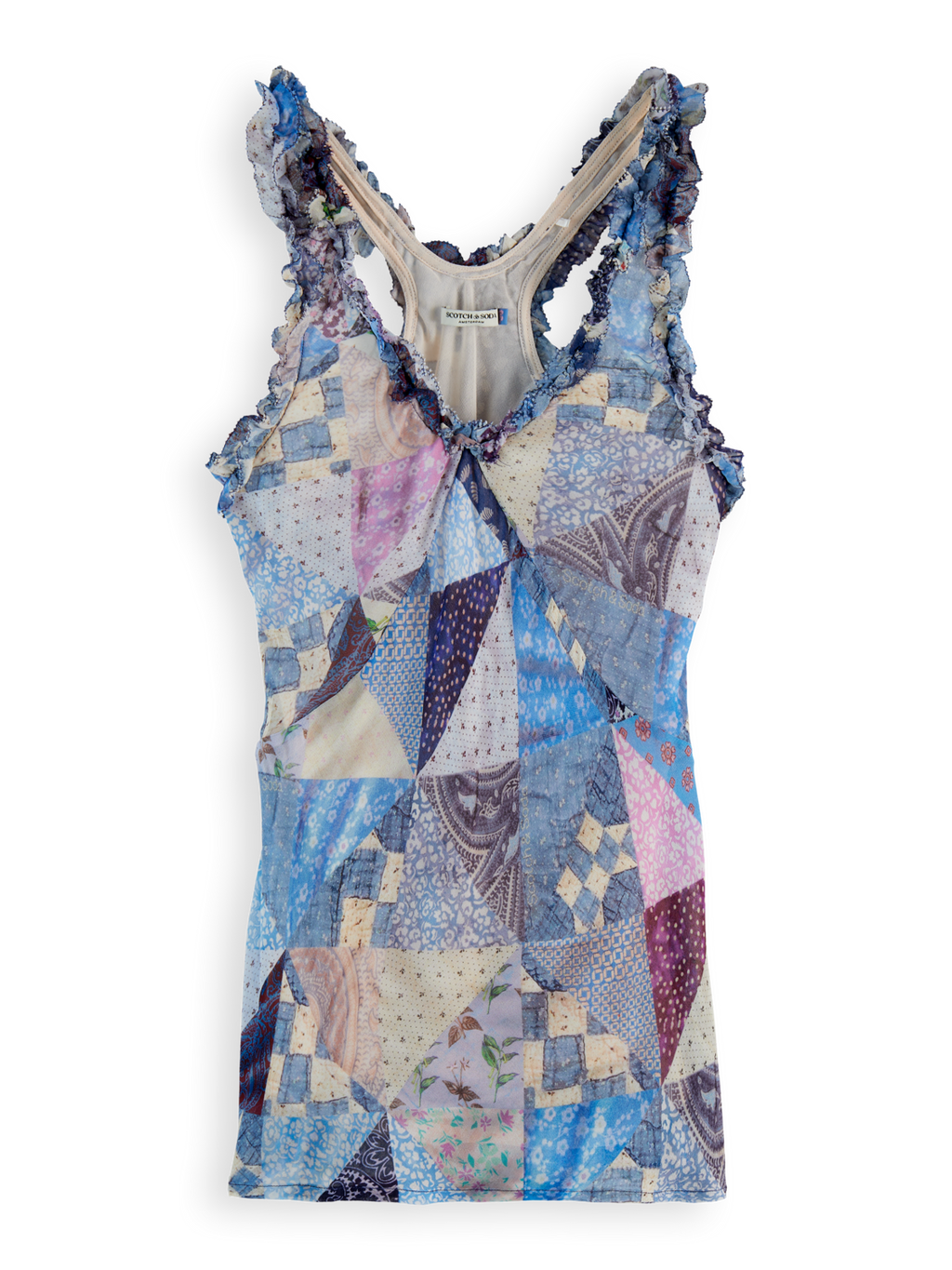 Ruffled Quilt Tank Top