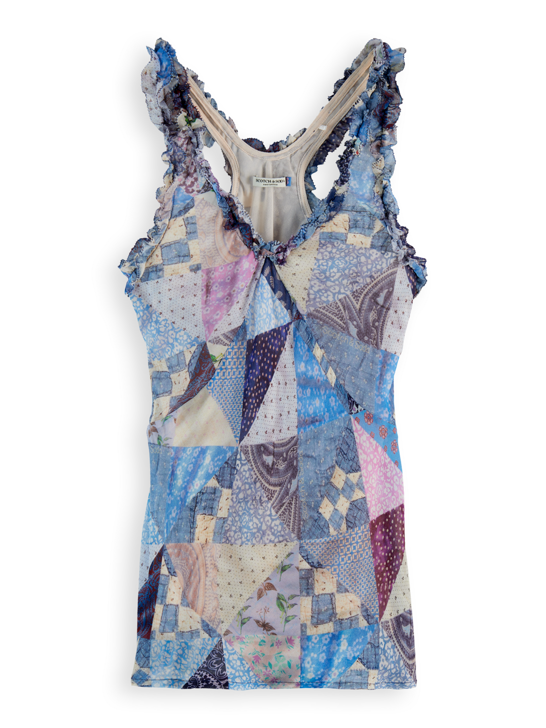 Ruffled Quilt Tank Top