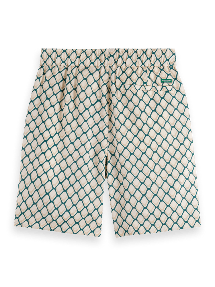 Fave Tennis Printed Relaxed Fit Bermuda Short