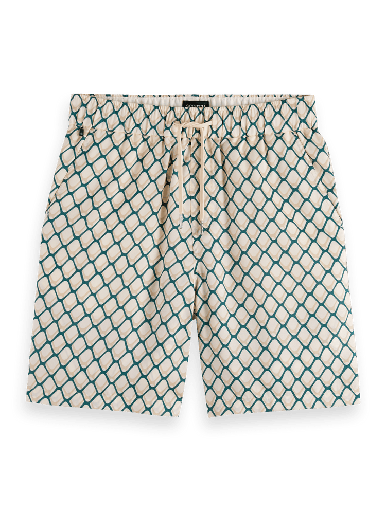 Fave Tennis Printed Relaxed Fit Bermuda Short