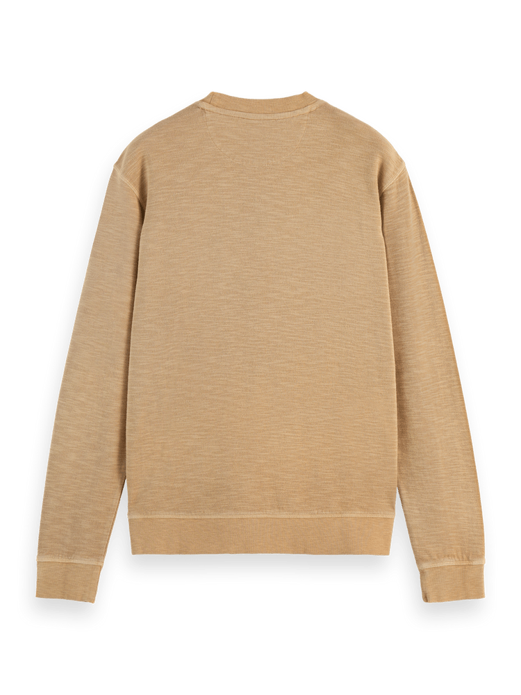 Garment Dye Structured Sweatshirt