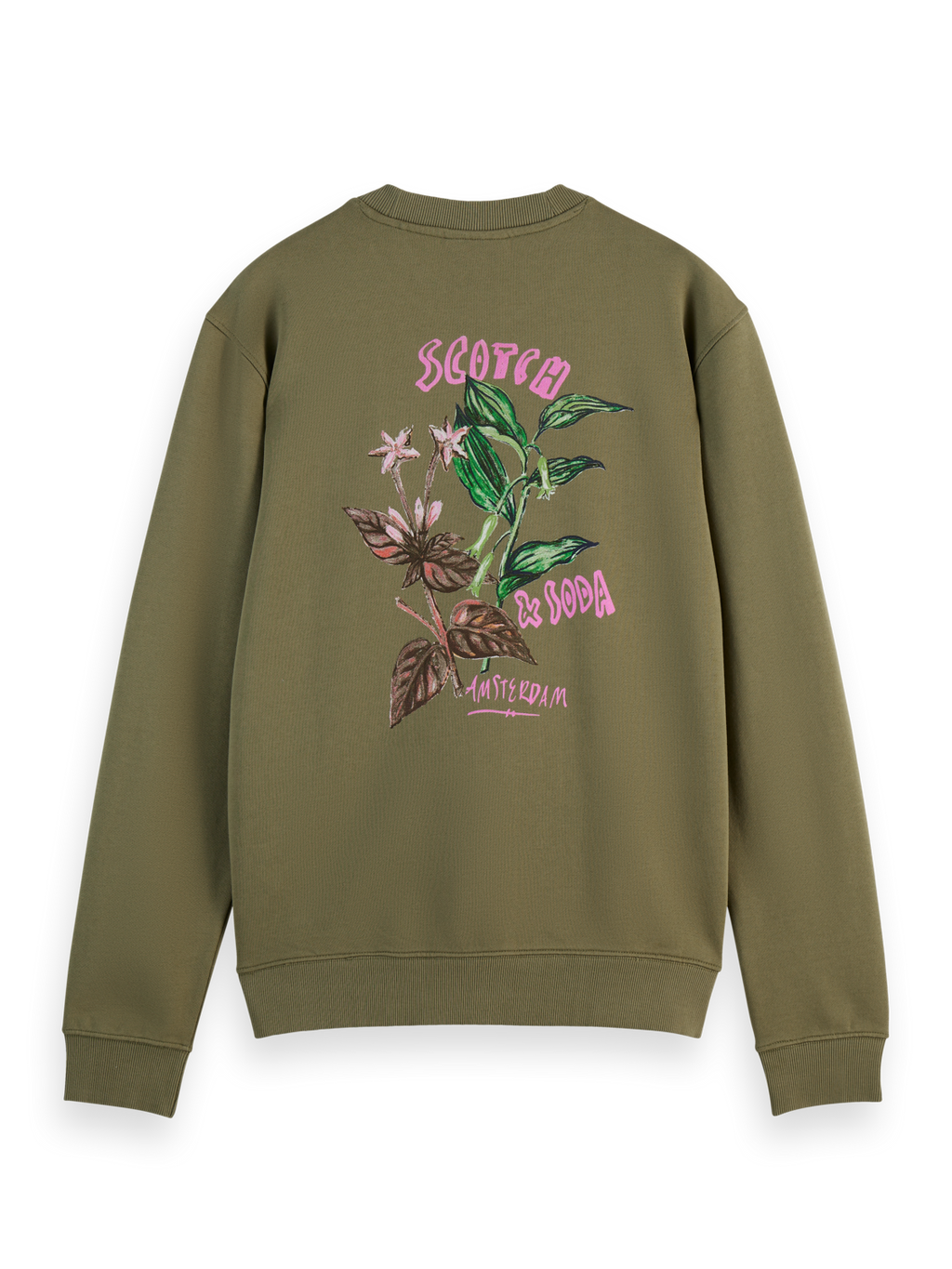 Floral Artwork Sweatshirt – Scotch & Soda