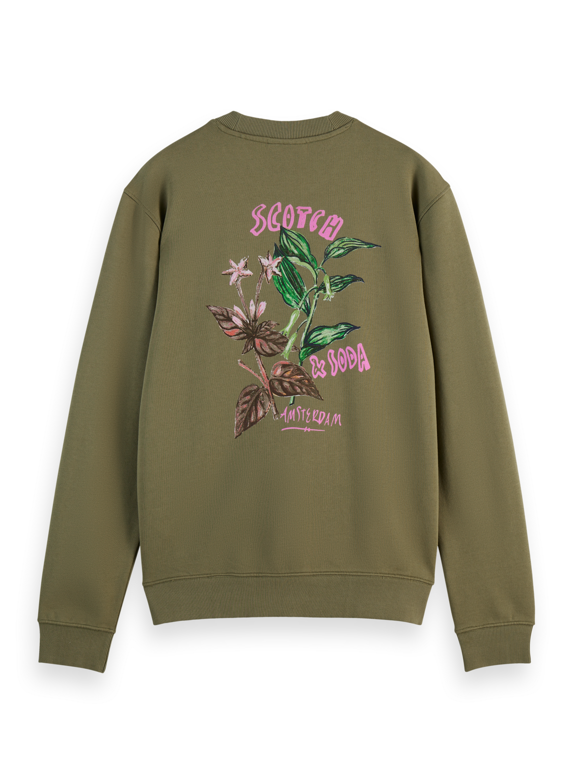 Floral Artwork Sweatshirt
