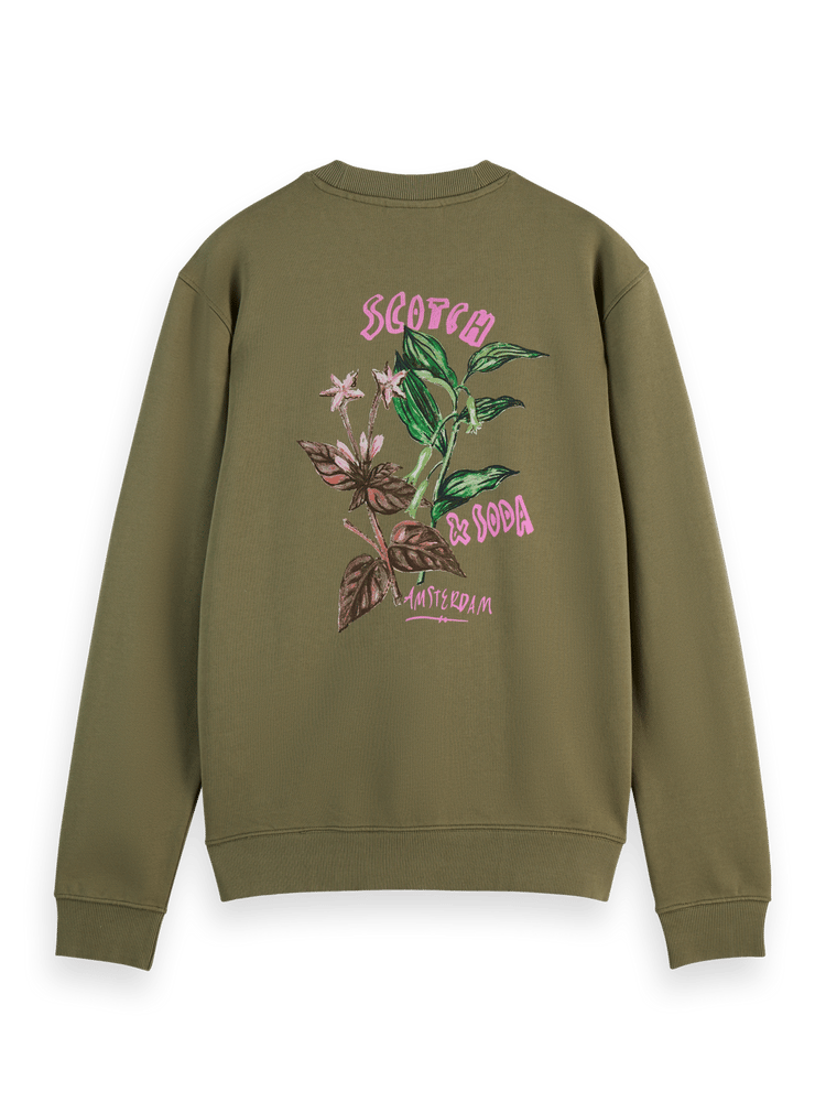 Floral Artwork Sweatshirt