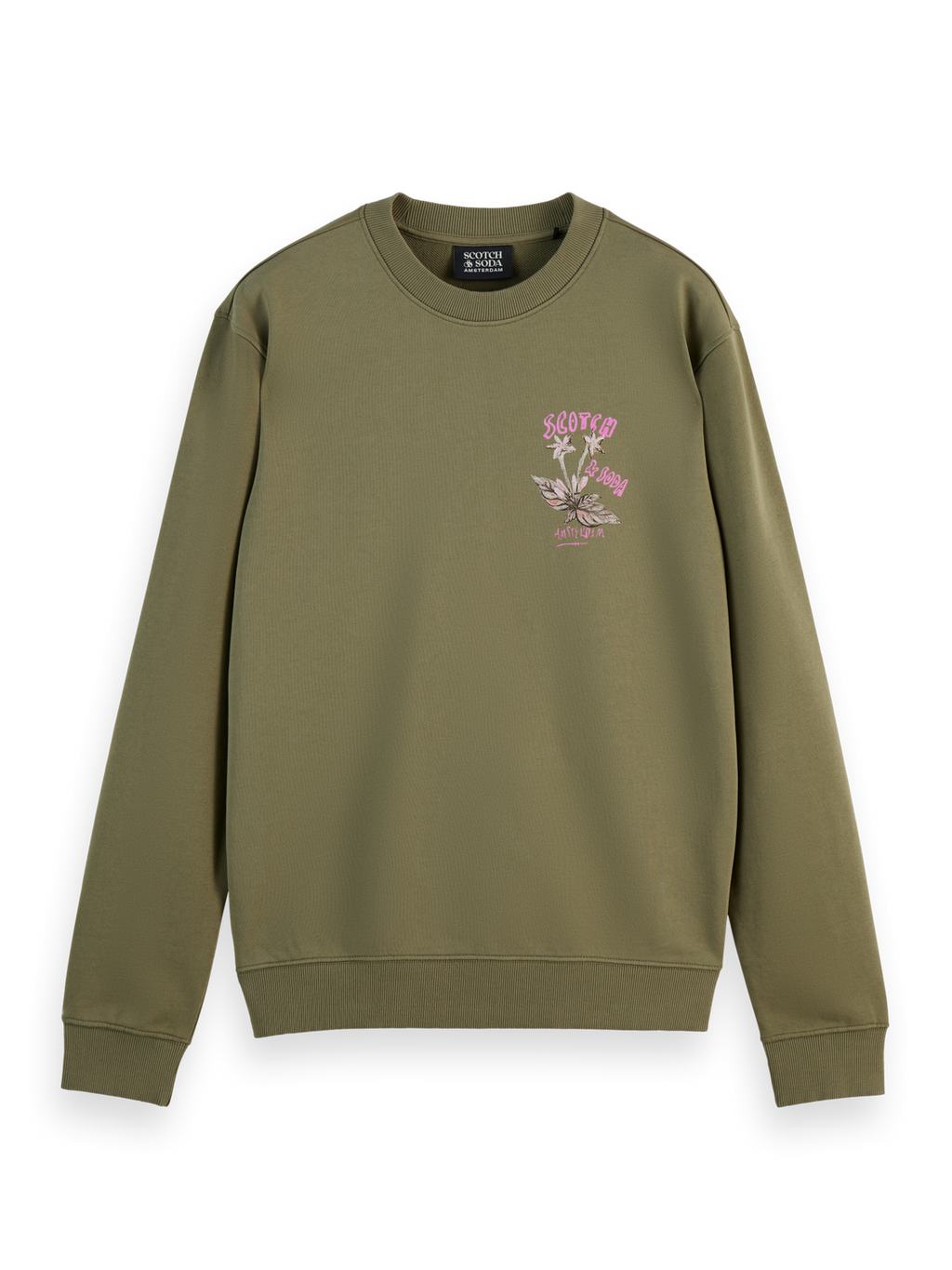 Floral Artwork Sweatshirt