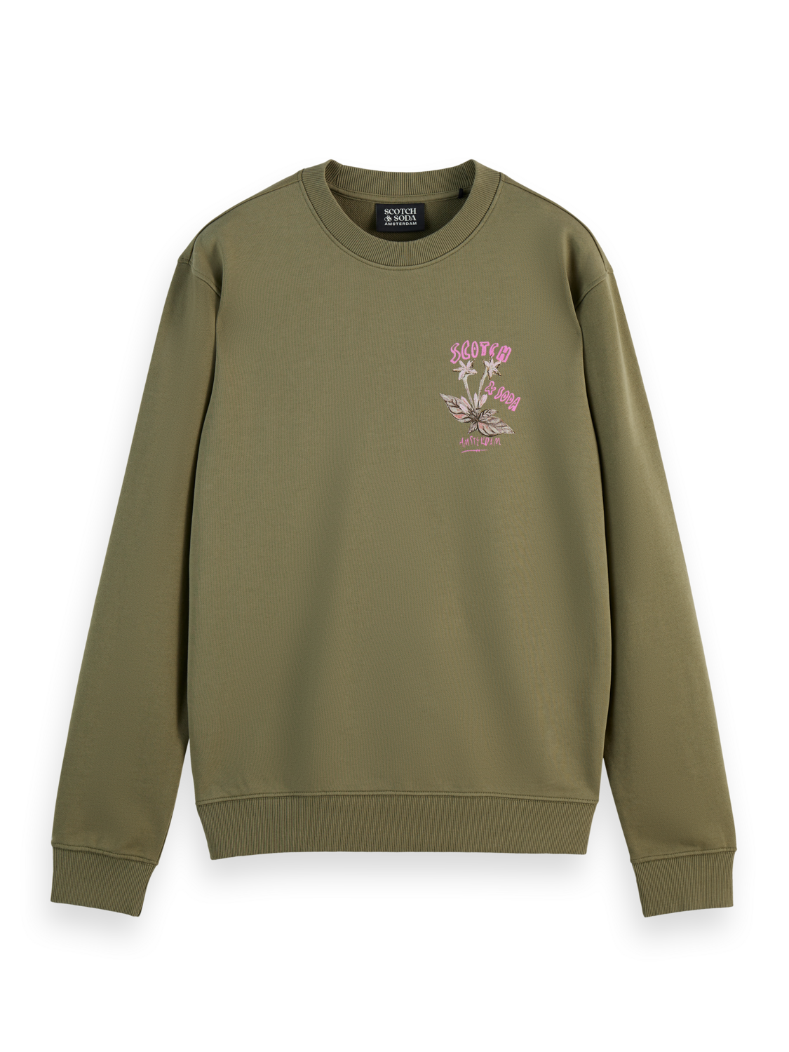 Floral Artwork Sweatshirt