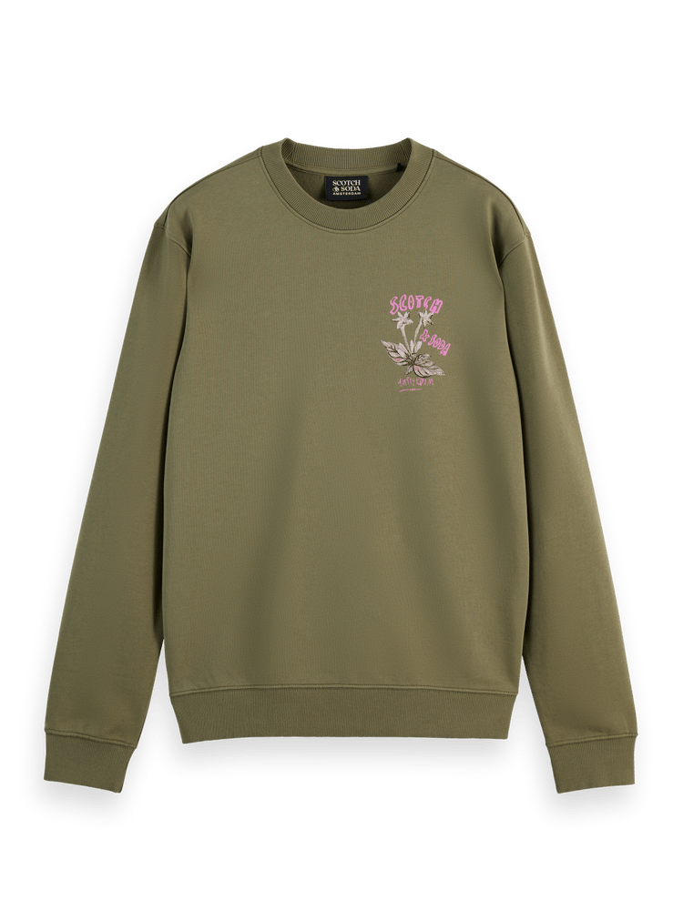 Floral Artwork Sweatshirt