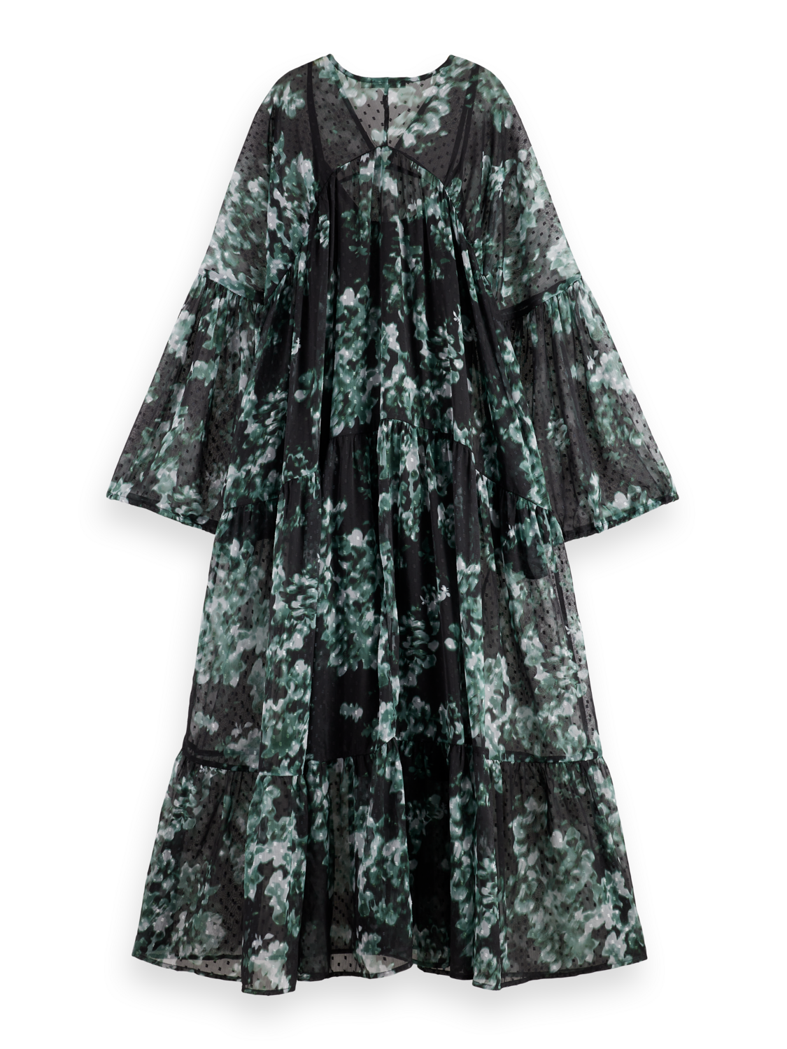 Floral Printed Fil Coupe Maxi Dress Scotch & Soda Floral Printed Fil Coupe Maxi Dress Scotch & Soda