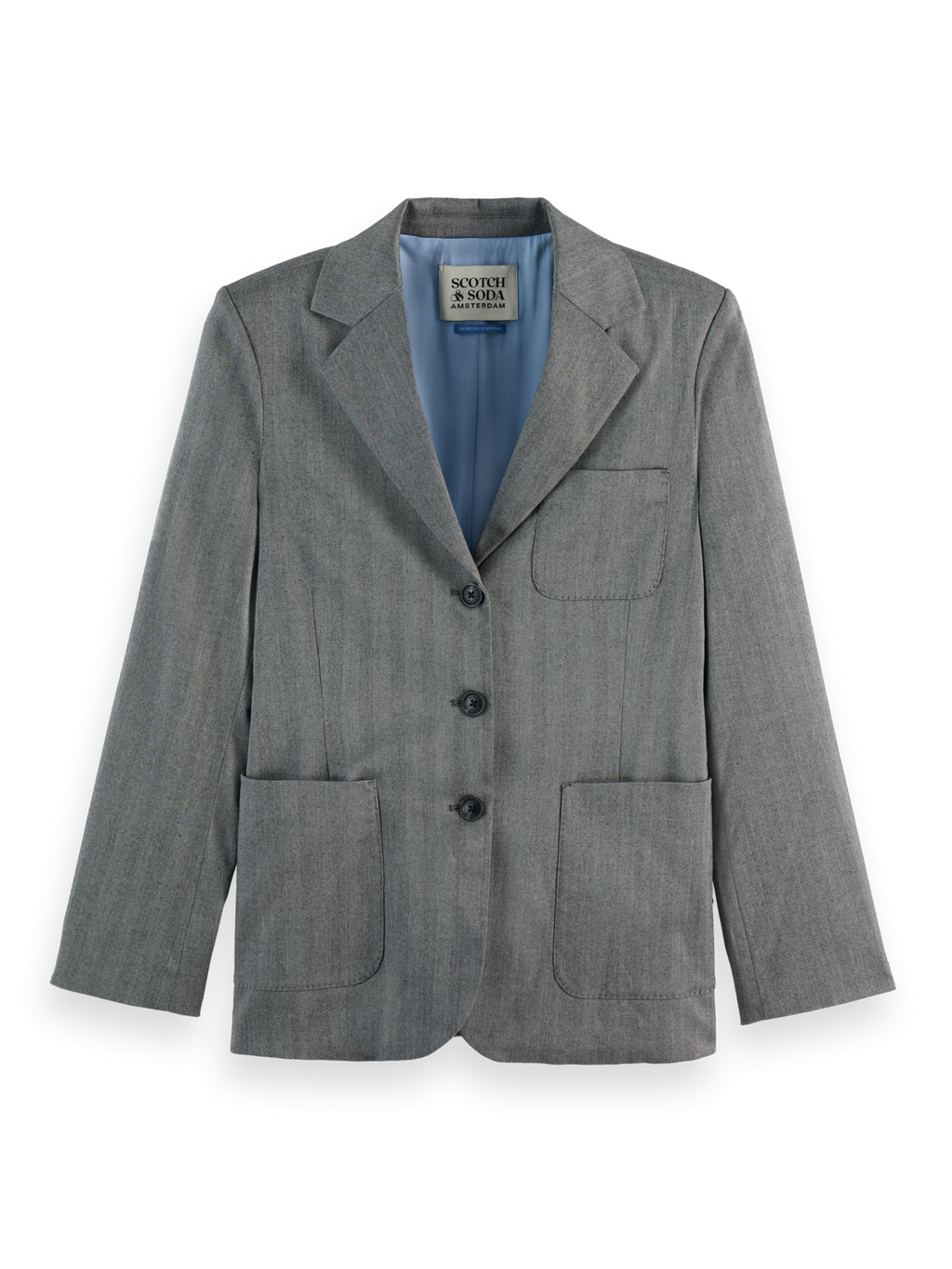 Herringbone School Blazer