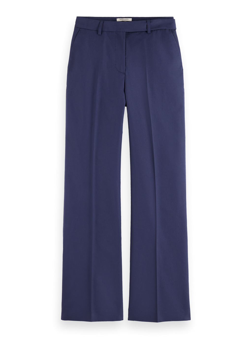 Edie Tailored Wide-Leg Fixed Belt Pant