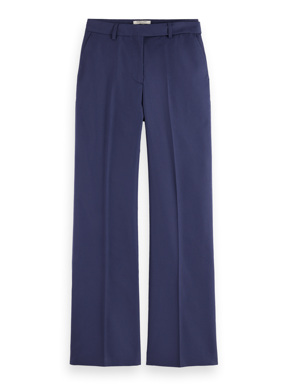 Edie Tailored Wide-Leg Fixed Belt Pant