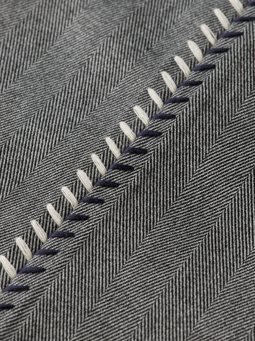 Violet Herringbone High Rise Flare Pant