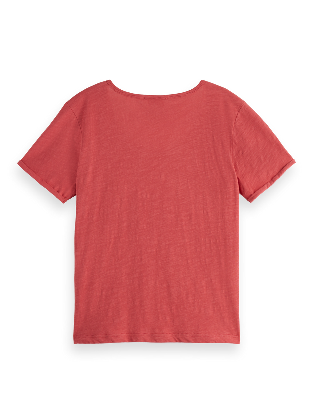 U-Neck Slub Regular Fit T-Shirt
