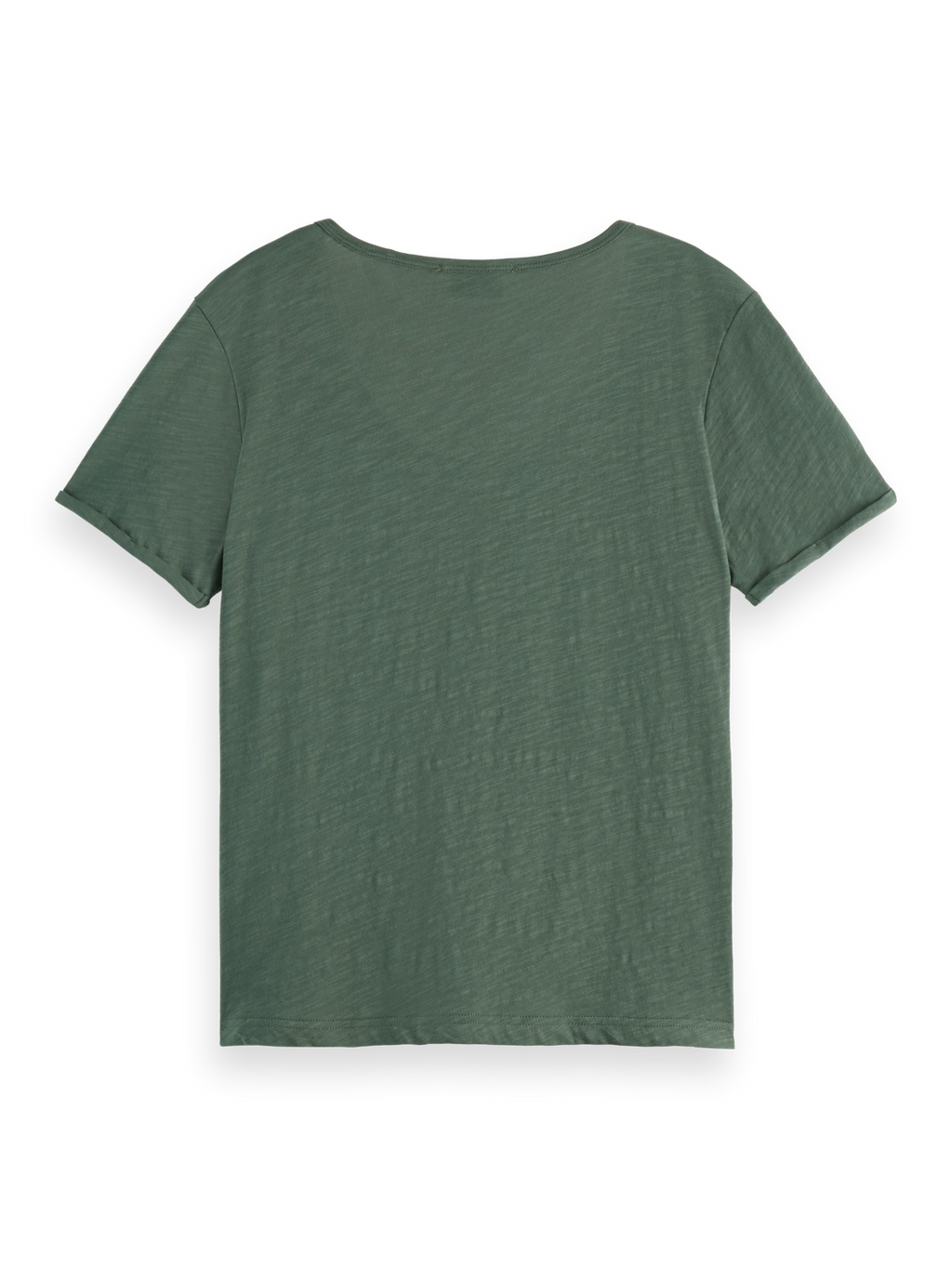 U-Neck Slub Regular Fit T-Shirt