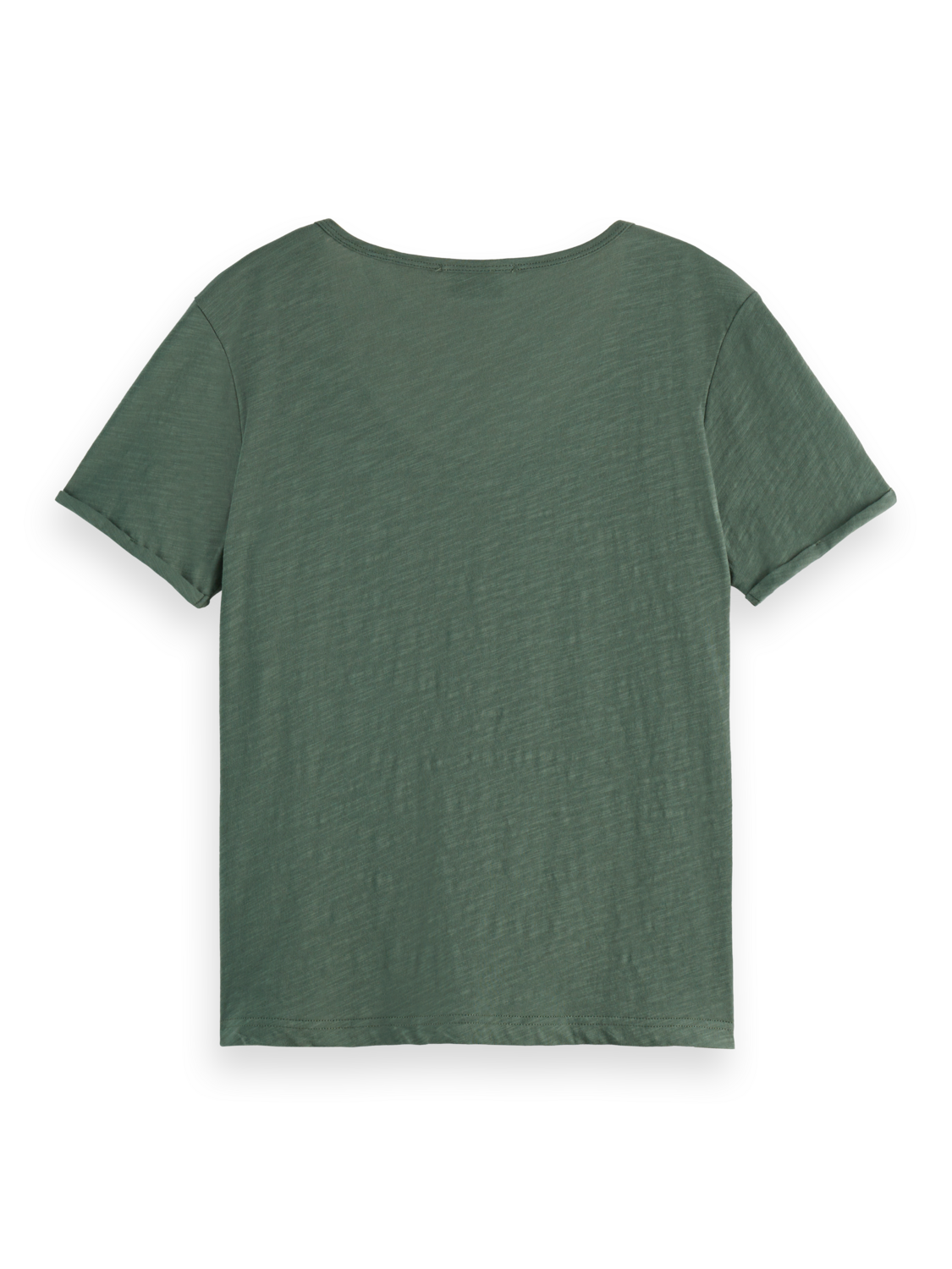 U-Neck Slub Regular Fit T-Shirt