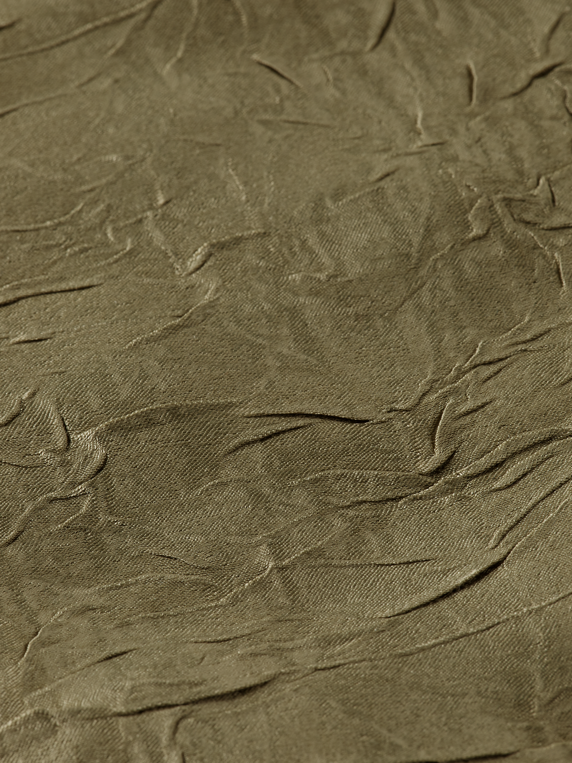 Midi Crushed Satin Wrap Dress