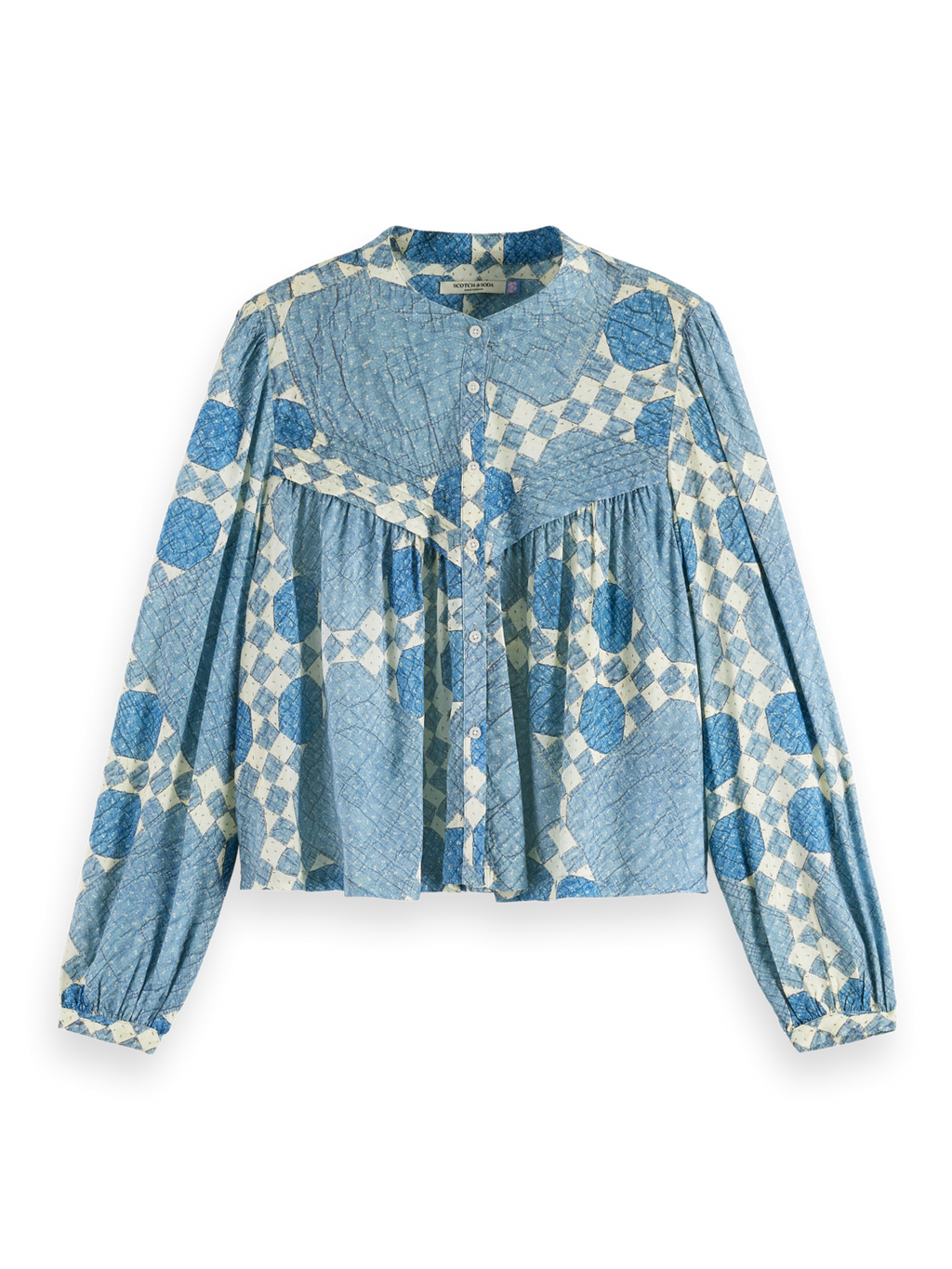 Quilted Pintuck Shirt