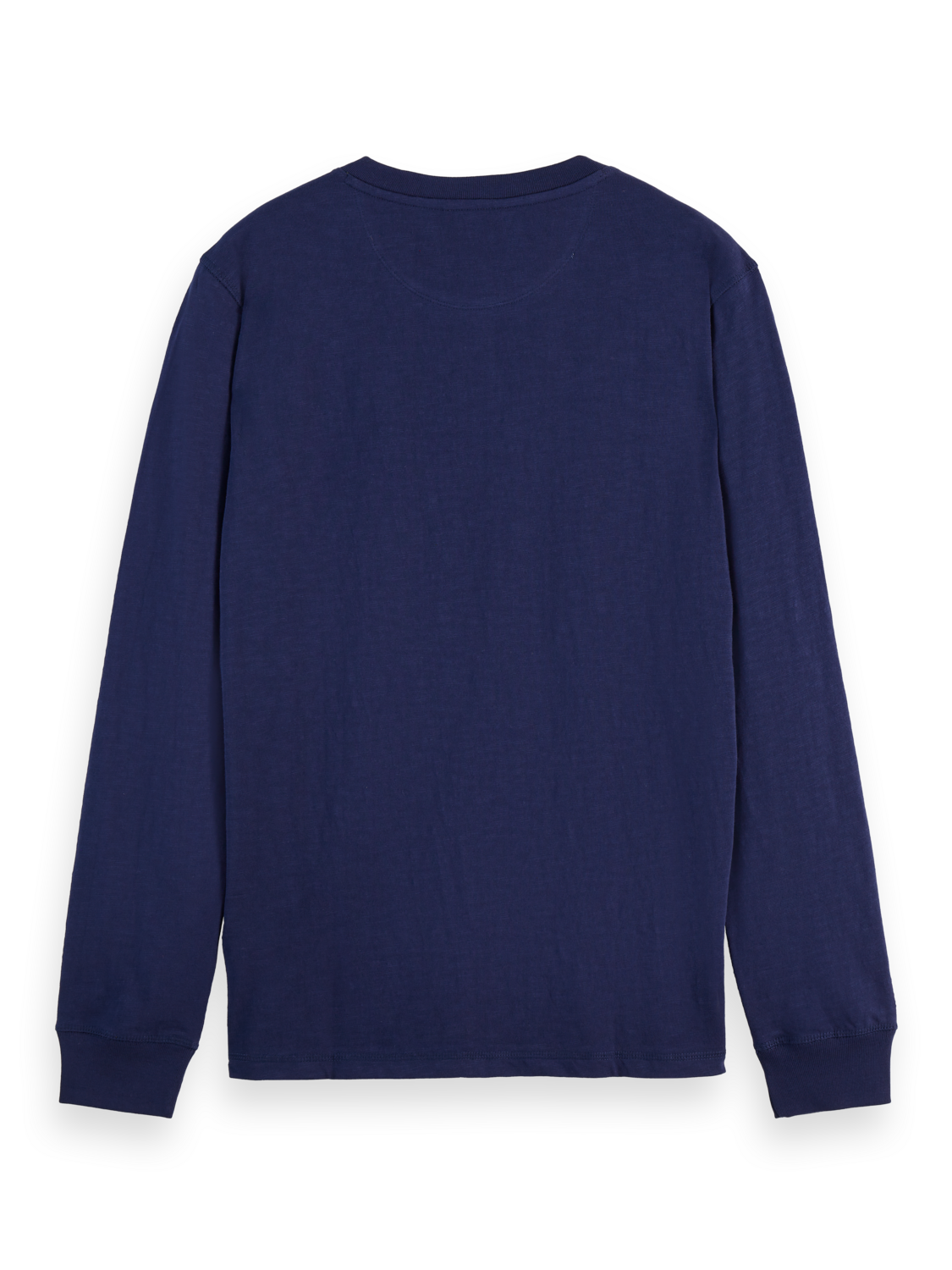 Slub Henley Regular Fit Long Sleeve T-Shirt