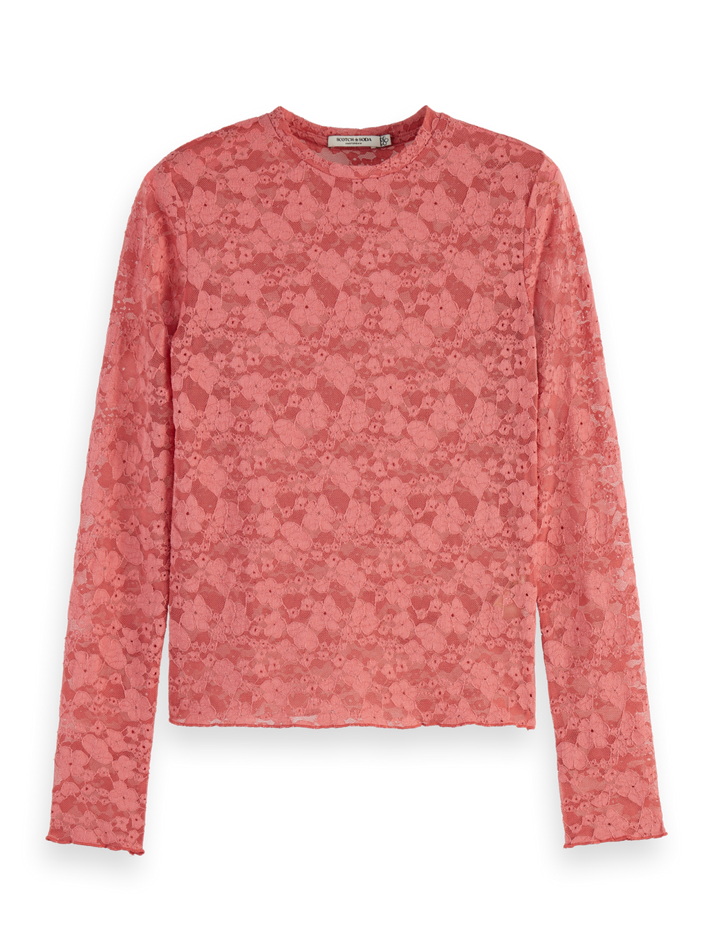 Floral Lace Long Sleeve Shirt