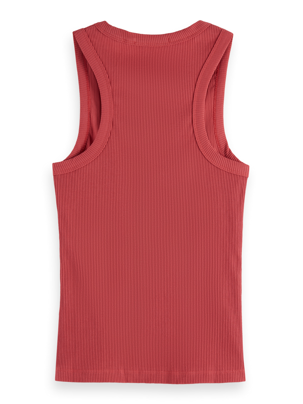 Ribbed Racer Tank Top