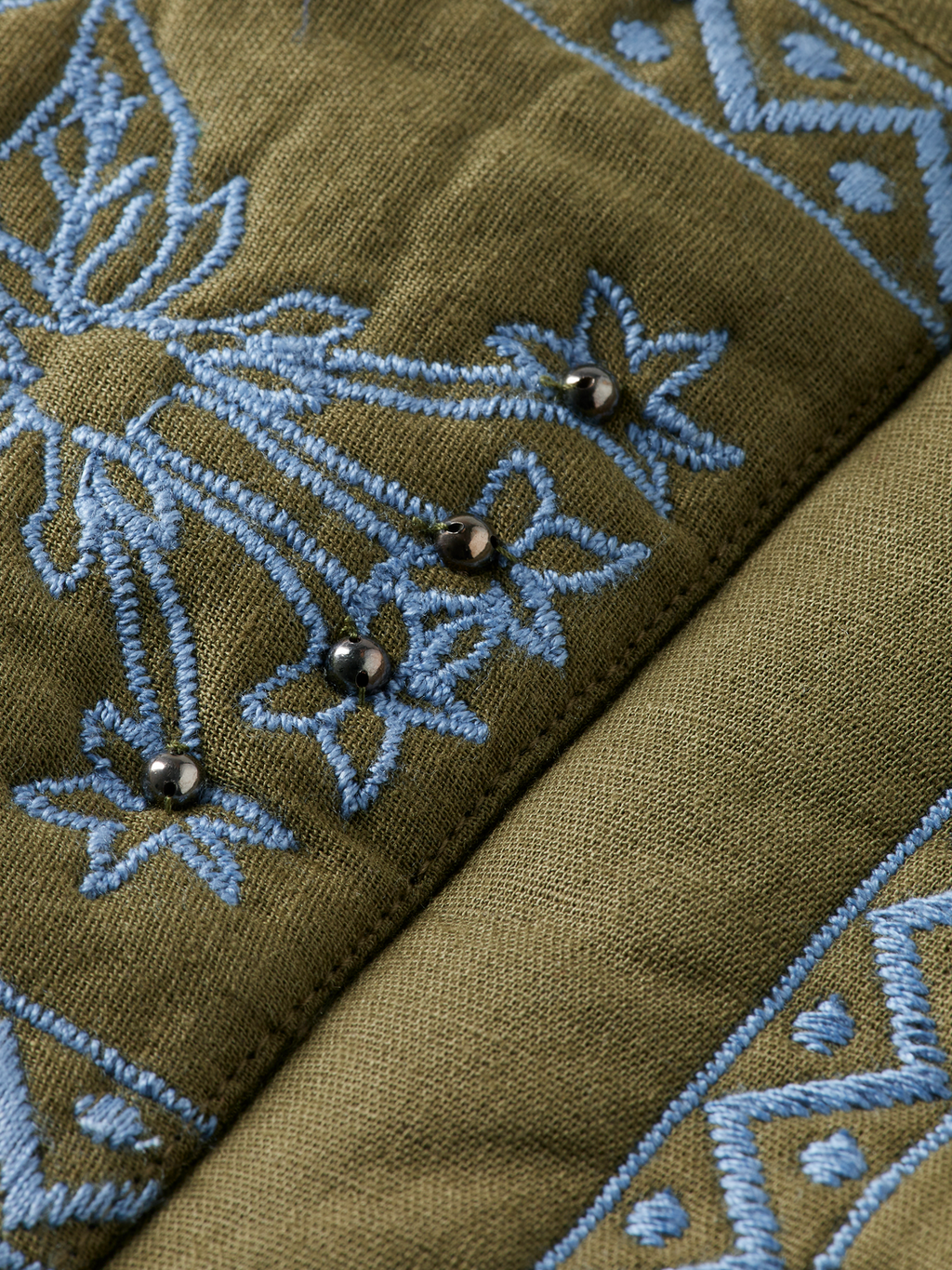 Floral Embroidered Gilet