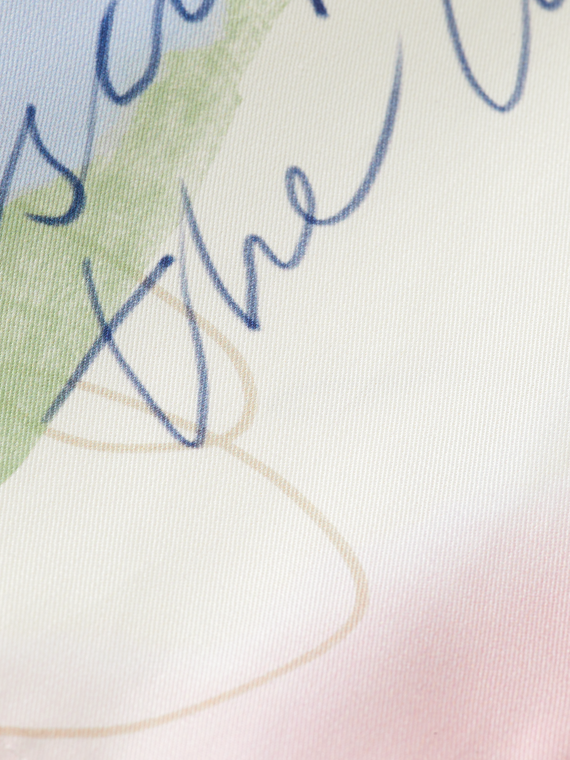 Girls' Linen-Blend Printed Short Sleeve Shirt