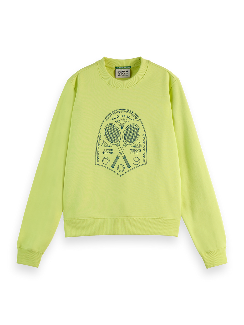 Tennis Artwork Regular Fit Sweatshirt