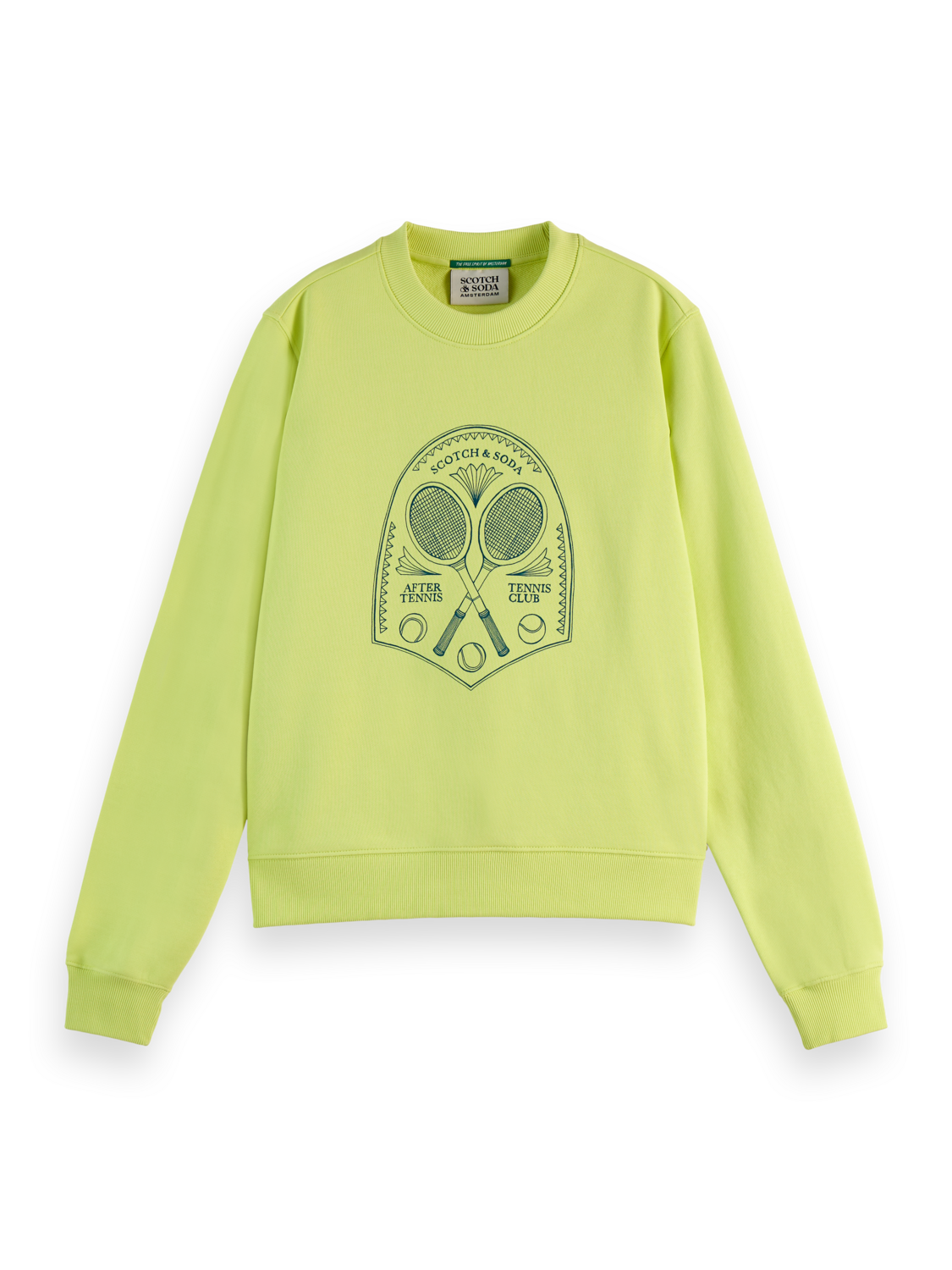 Tennis Artwork Regular Fit Sweatshirt