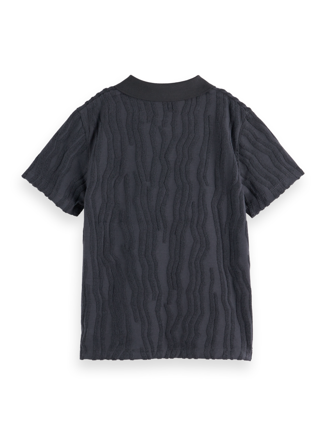 Boys' Terrycloth Jacquard Polo