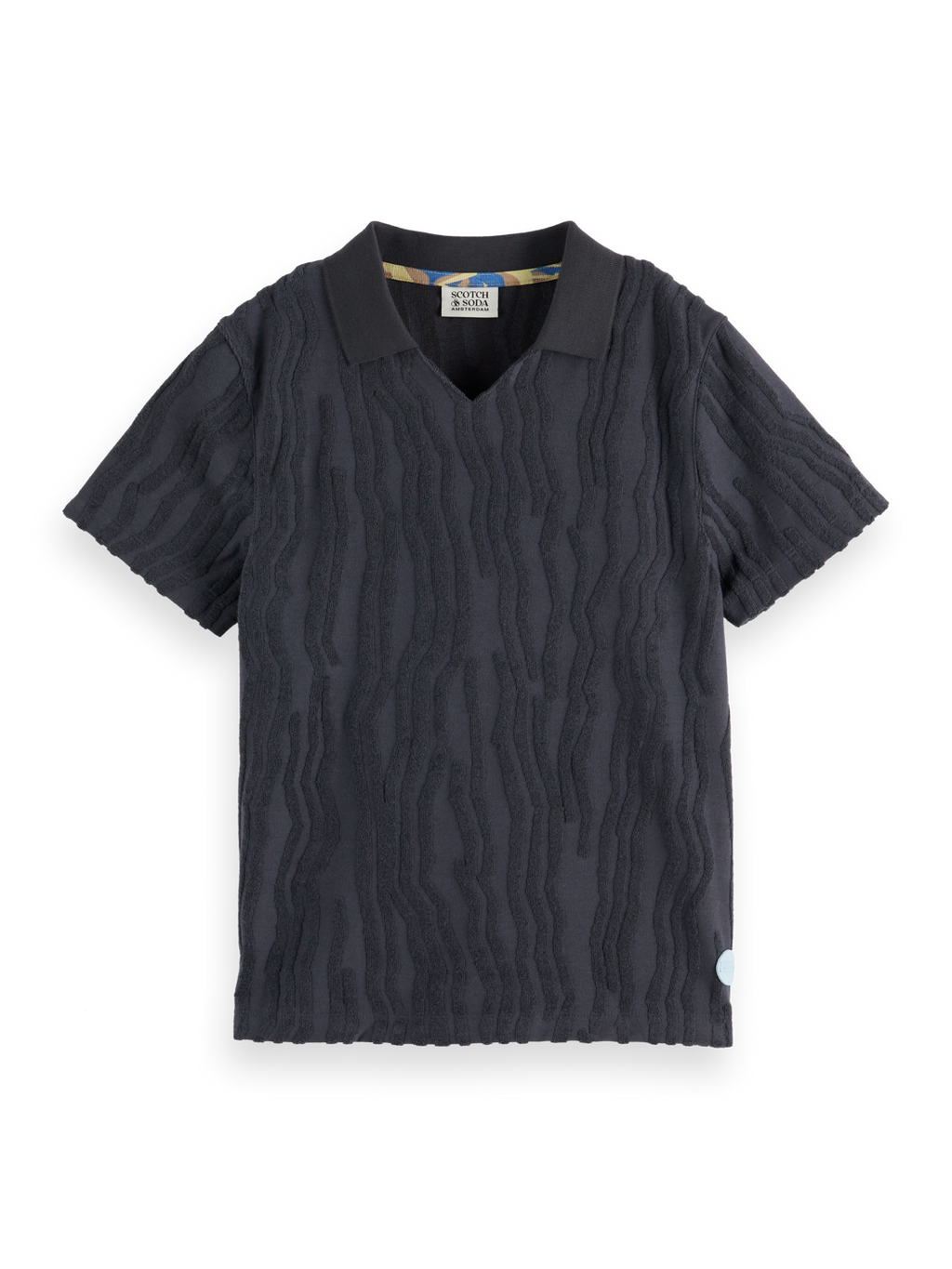 Boys' Terrycloth Jacquard Polo