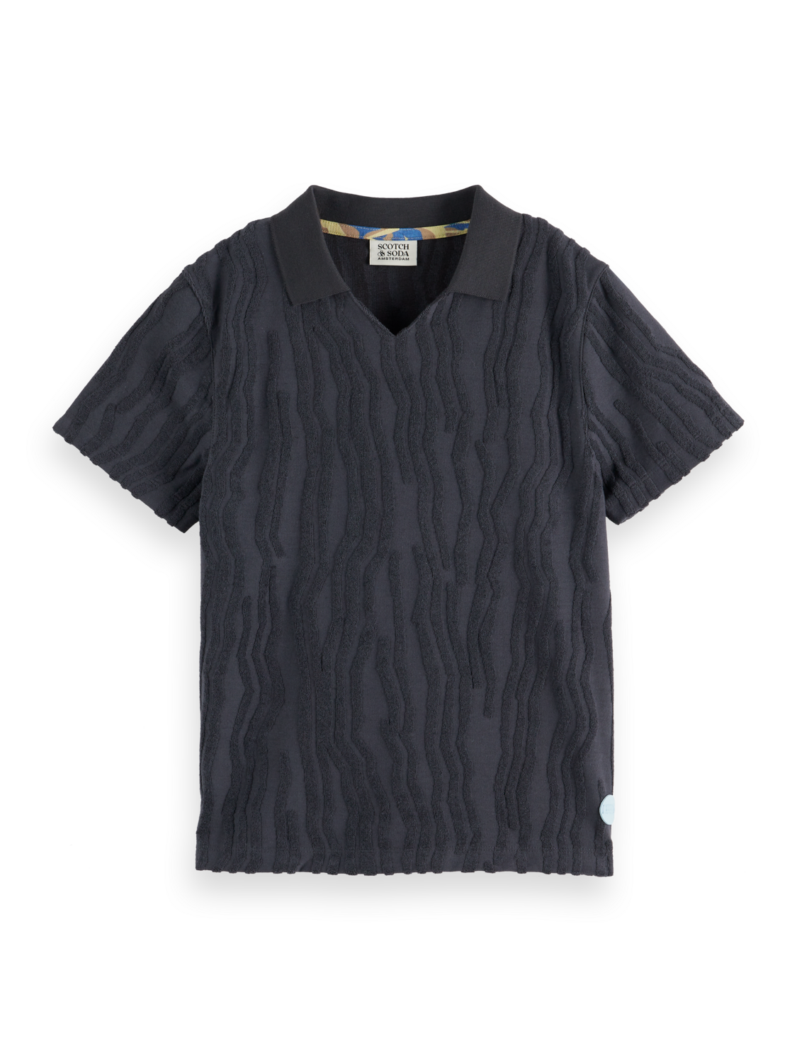 Boys' Terrycloth Jacquard Polo