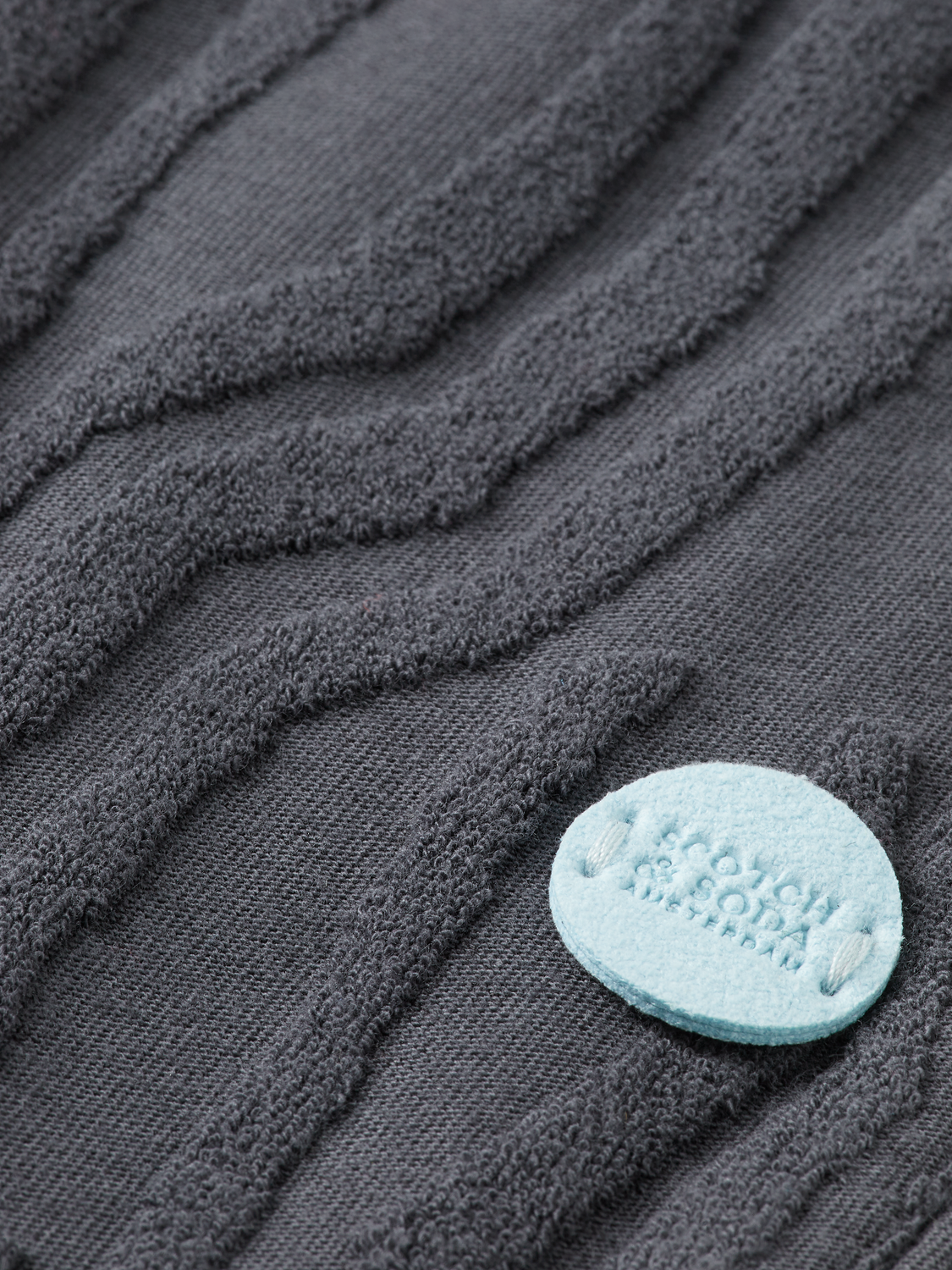 Boys' Mid-Length Terrycloth Jacquard Short