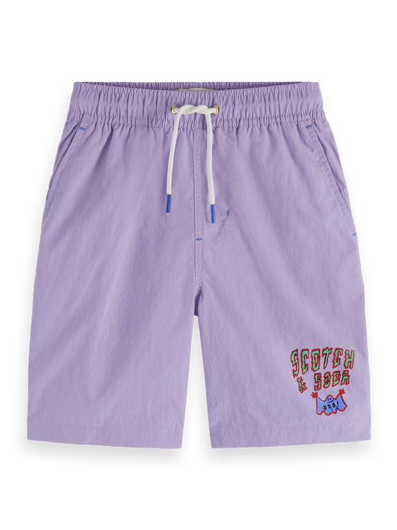 Boys' Printed Artwork Swimshorts