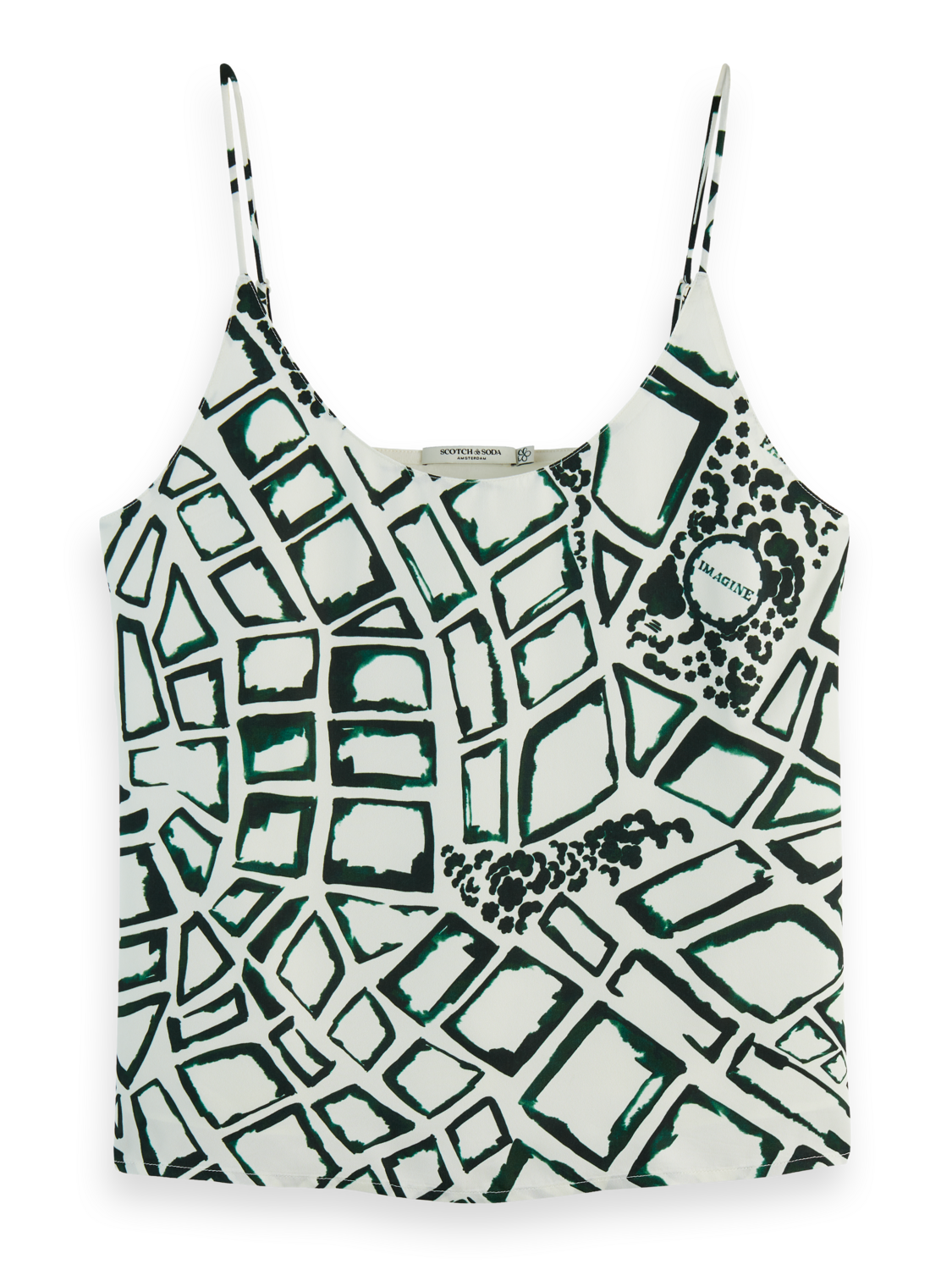 Amsterdam City Jersey Woven Tank Top