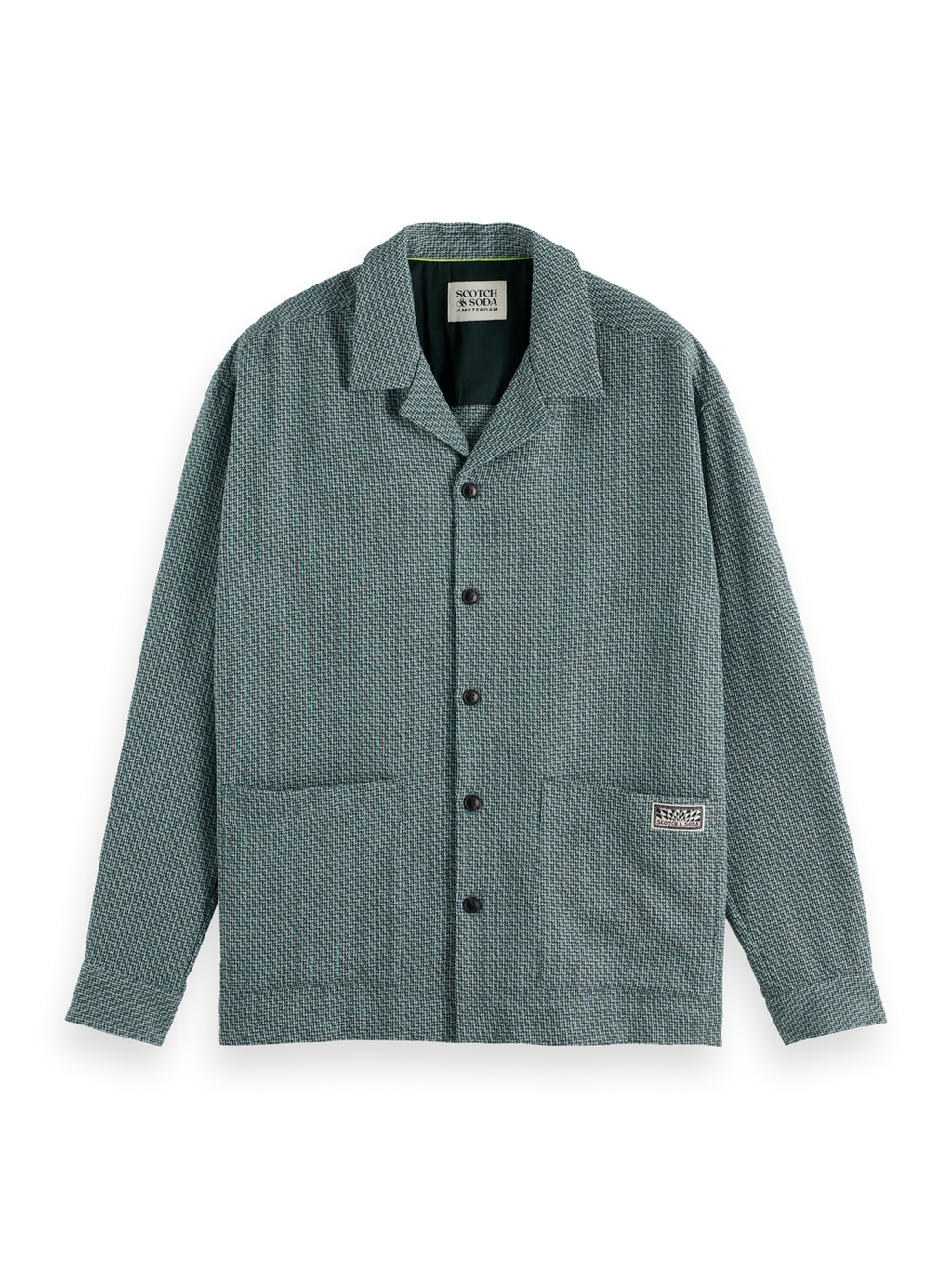 Relaxed Fit Structured Overshirt